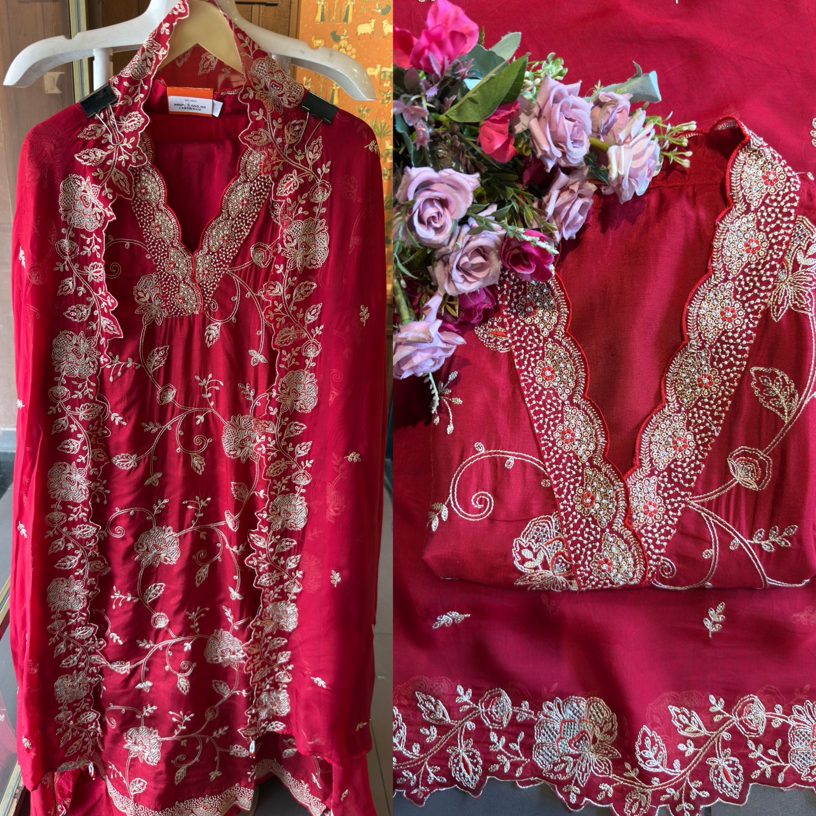 Pure Silk Unstitched suit