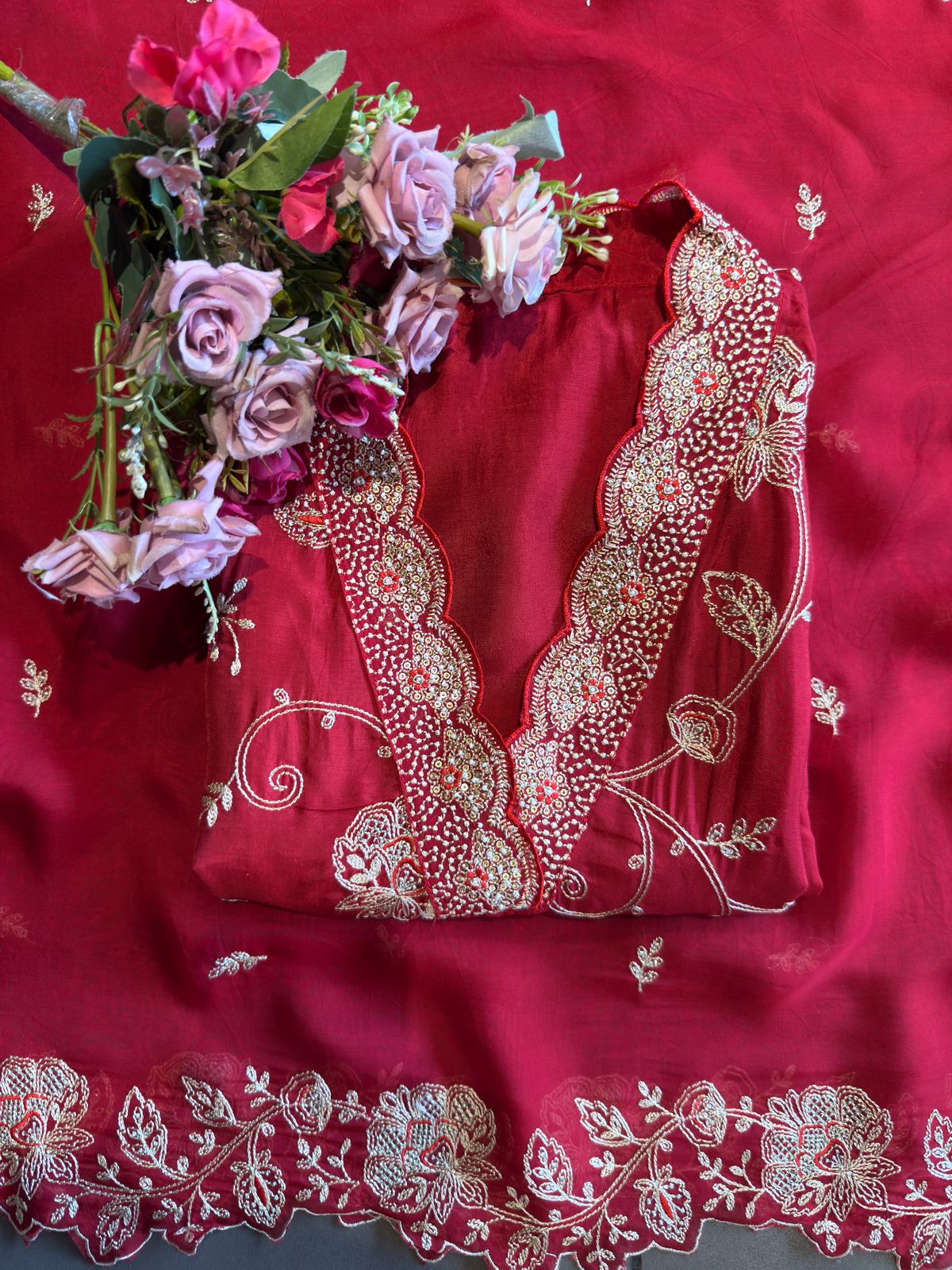 Pure Silk Unstitched suit