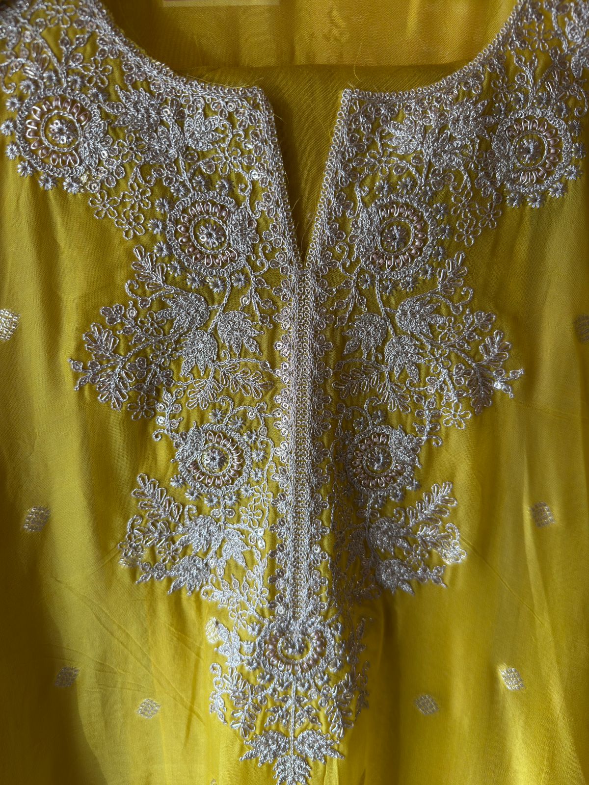 Organza unstitched shirt