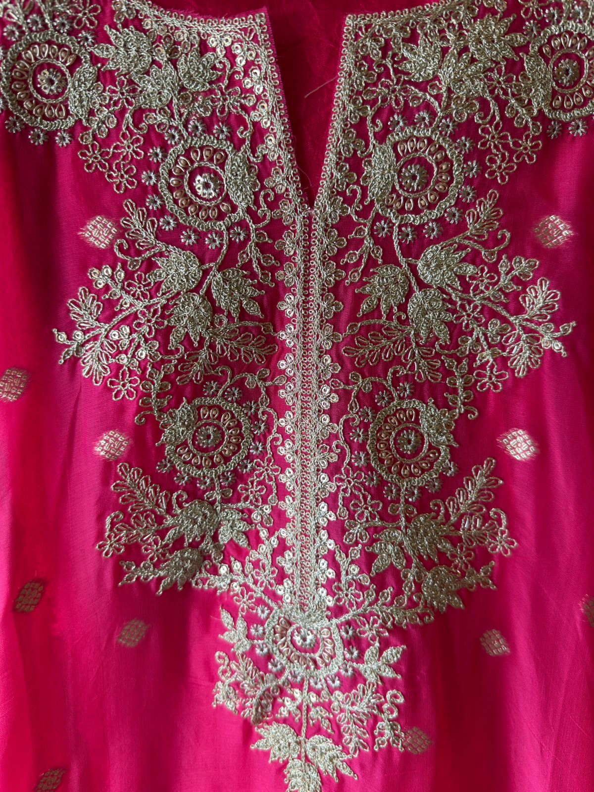 Organza unstitched shirt