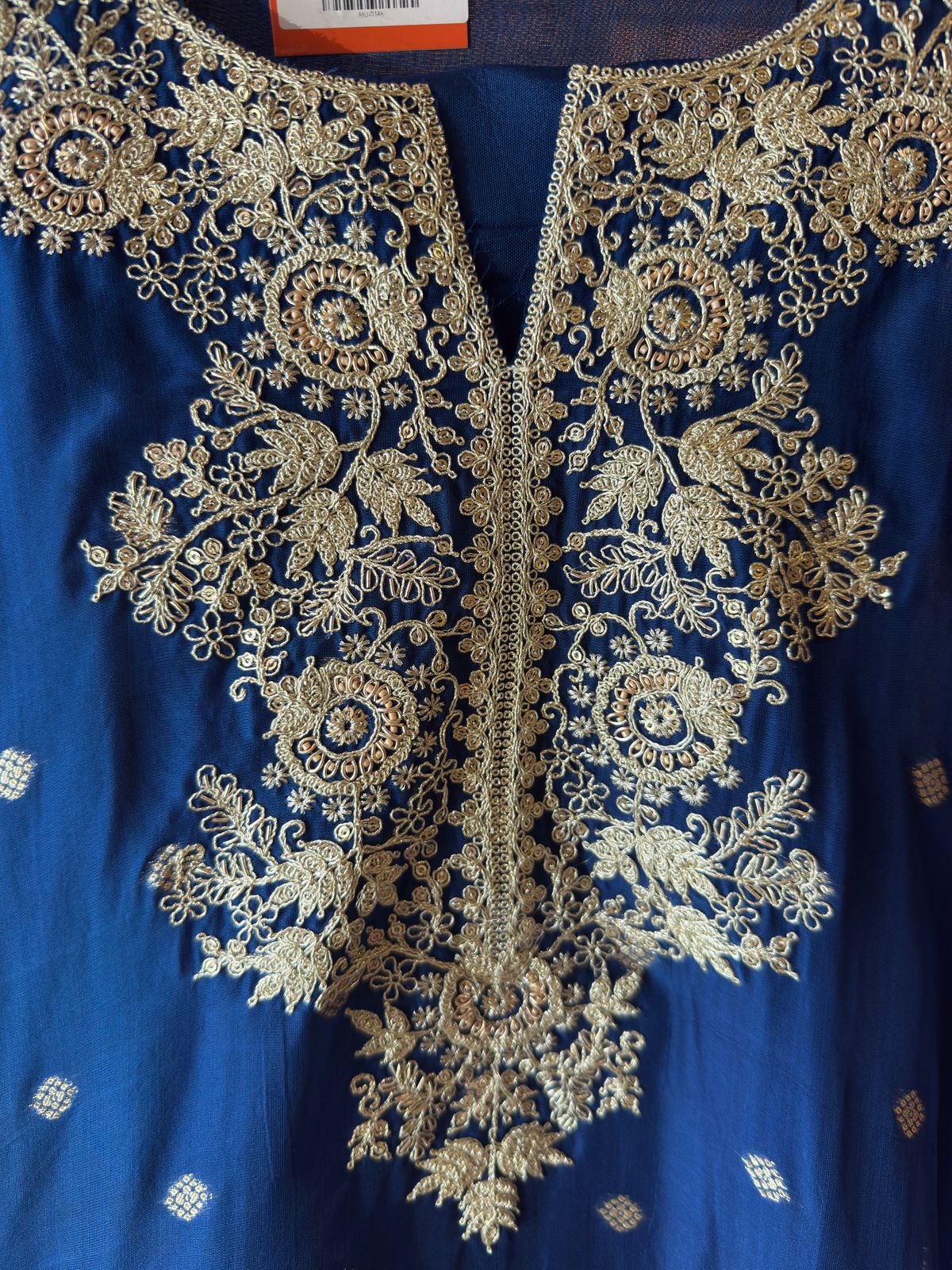 Organza unstitched shirt