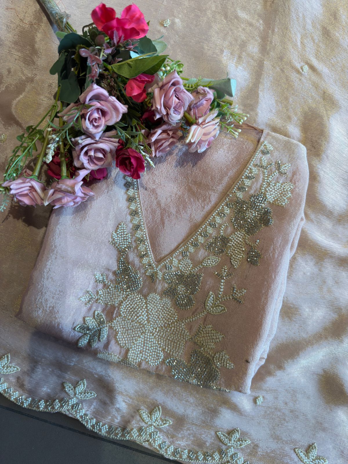 Luxury Pastel Unstitched Suit