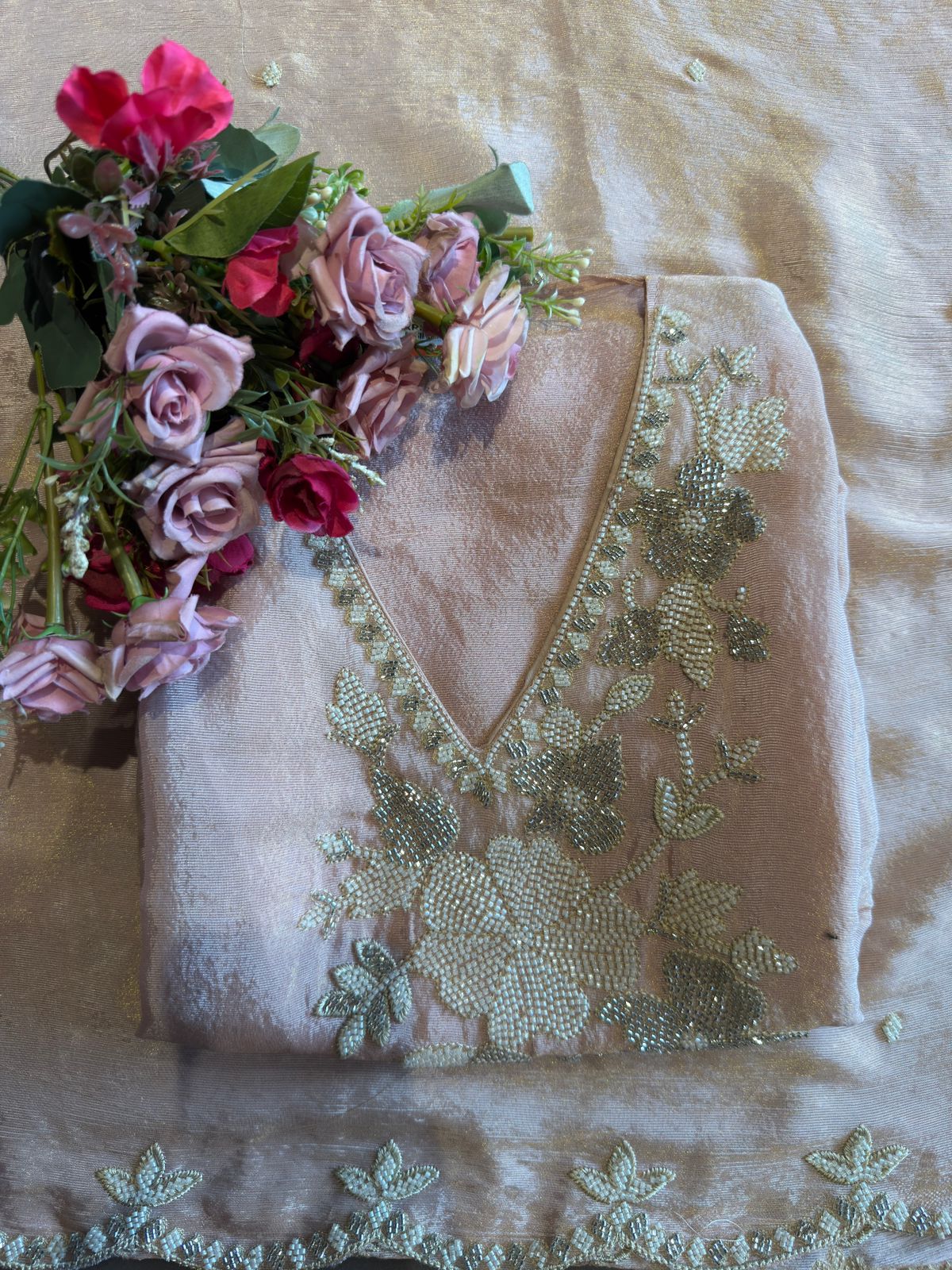 Luxury Pastel Unstitched Suit