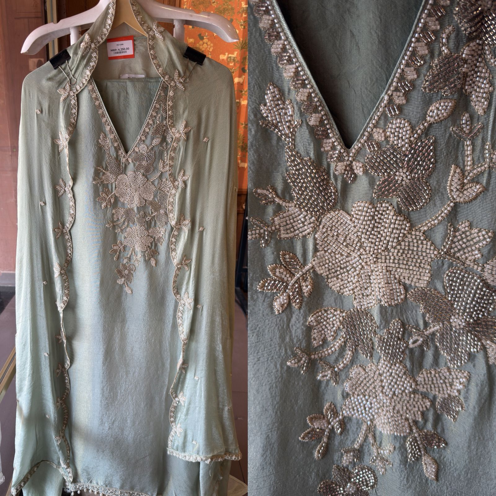 Luxury Pastel Unstitched Suit