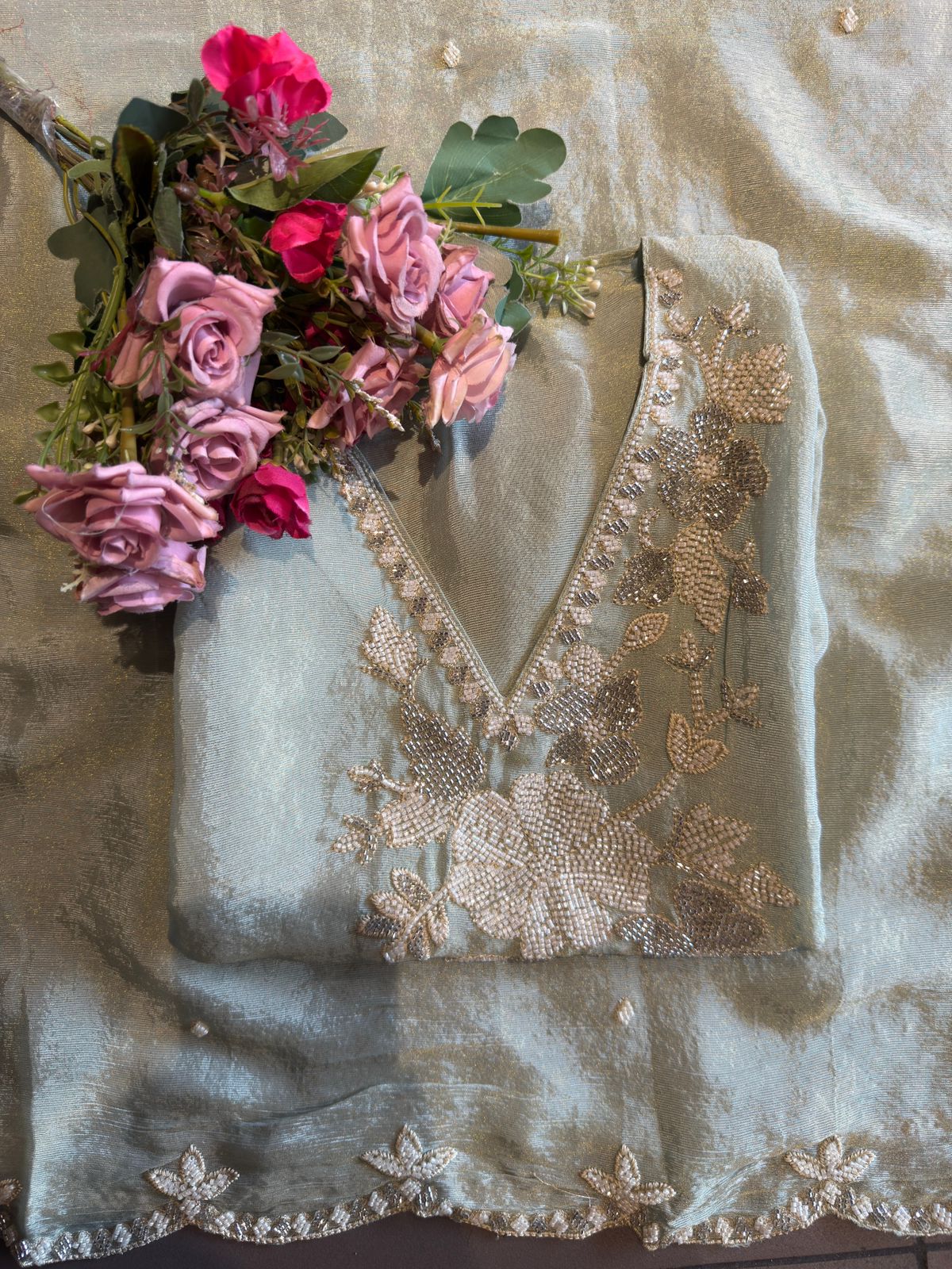 Luxury Pastel Unstitched Suit