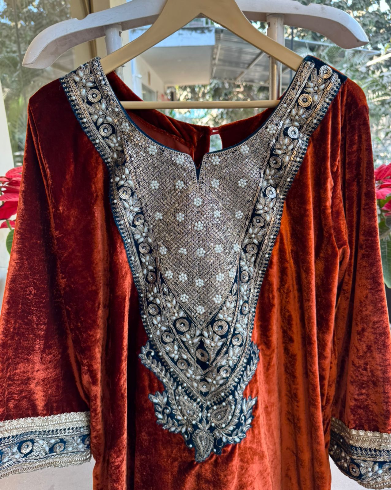 Regal Velvet Long Dress