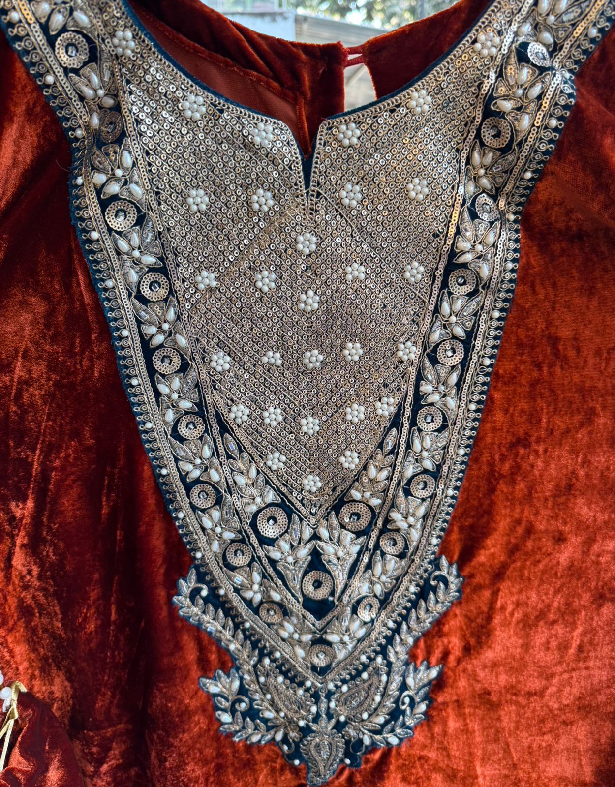 Regal Velvet Long Dress