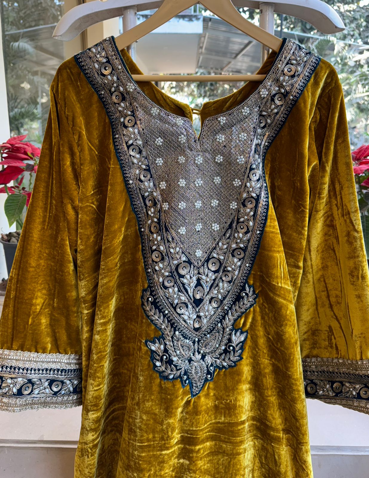 Regal Velvet Long Dress