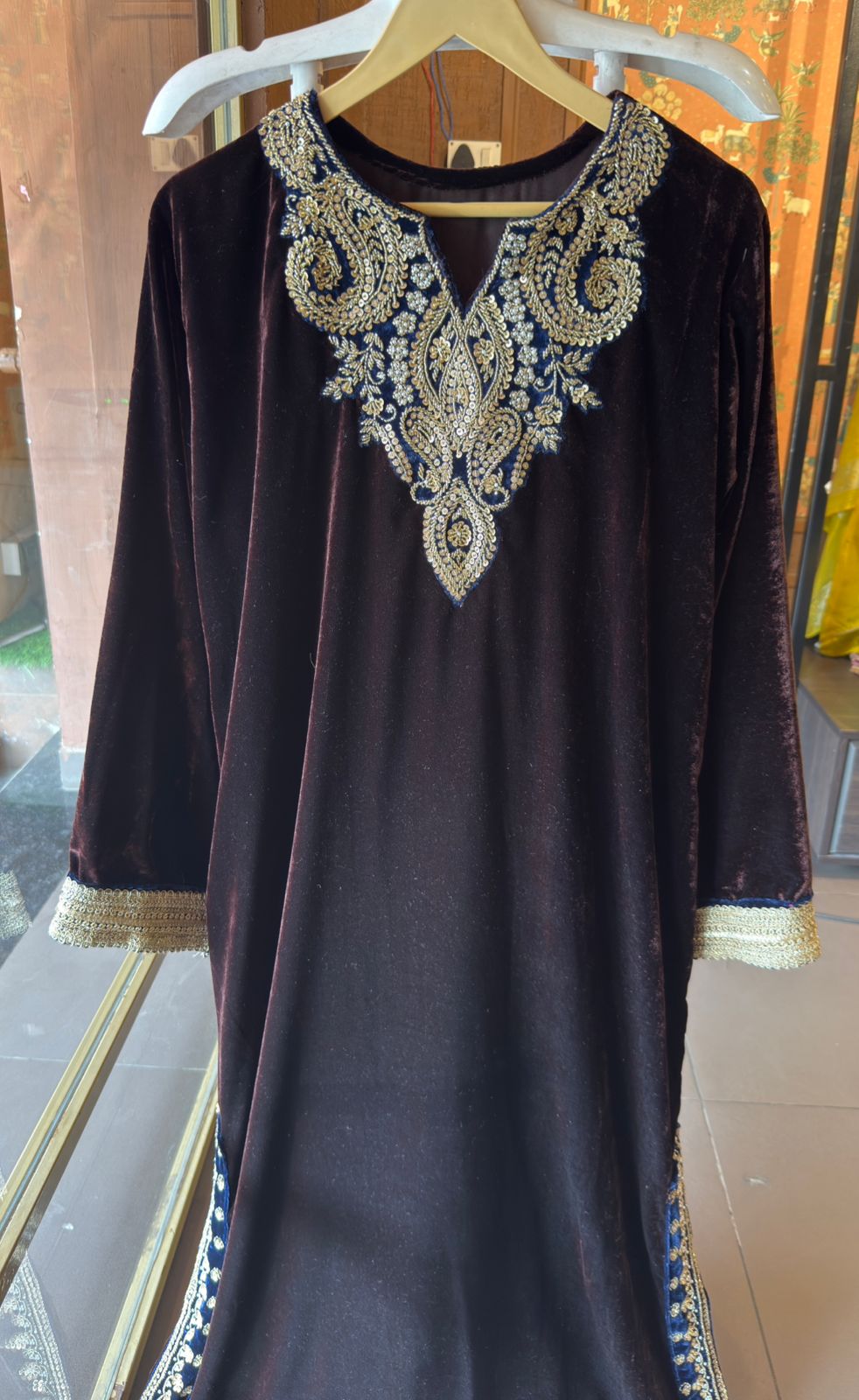 Velvet Long dress
