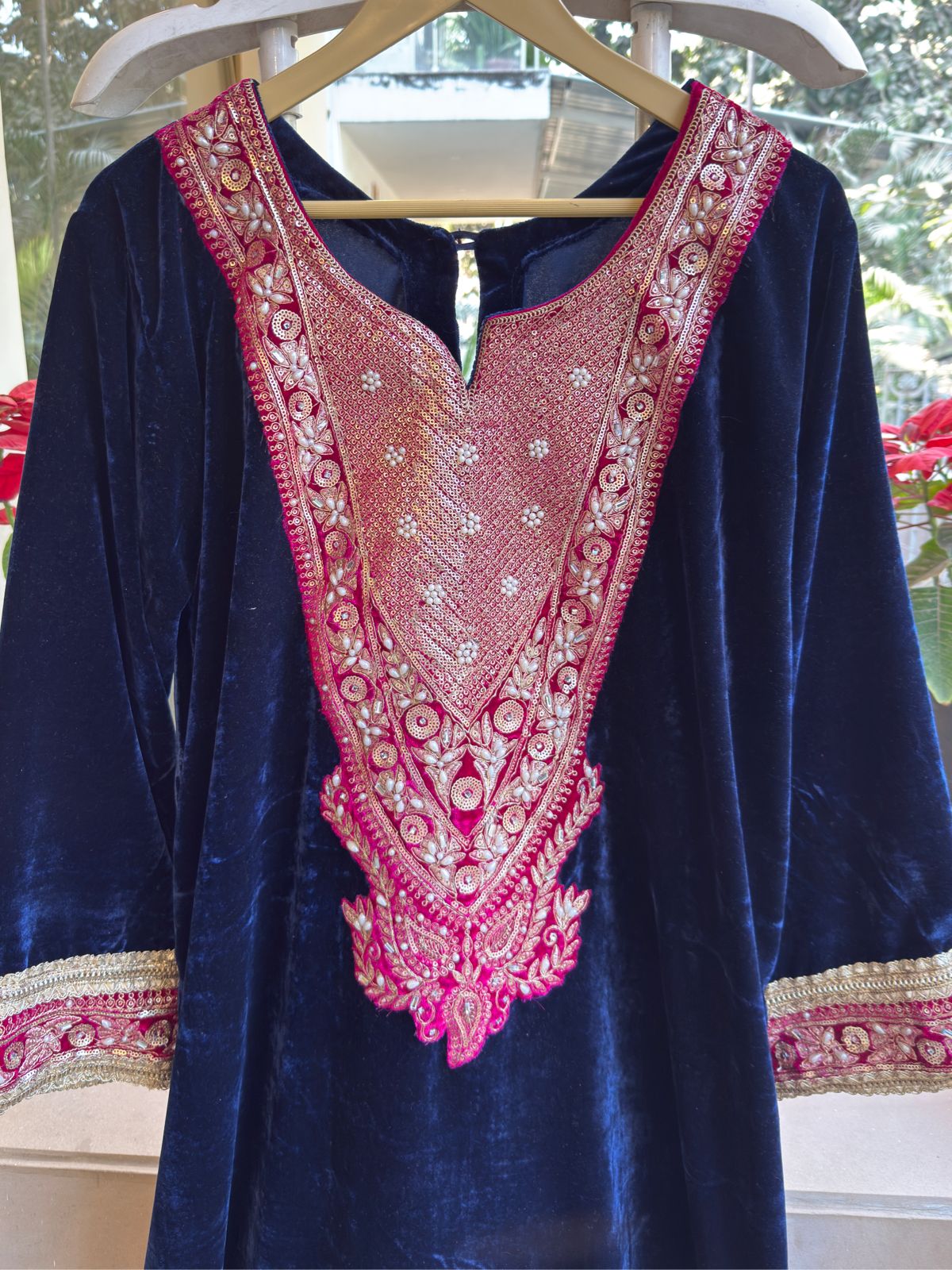 Regal Velvet Long Dress