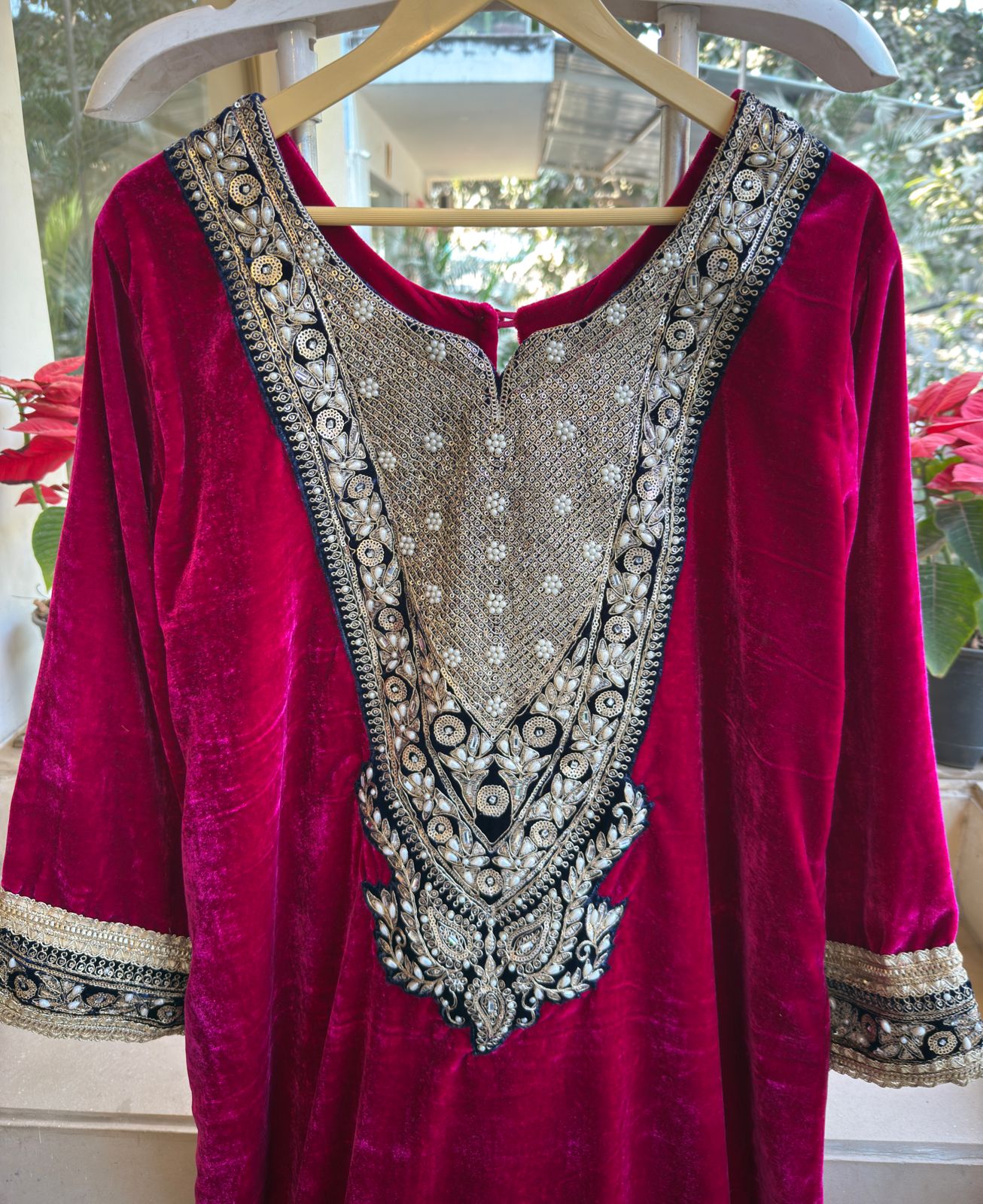 Regal Velvet Long Dress