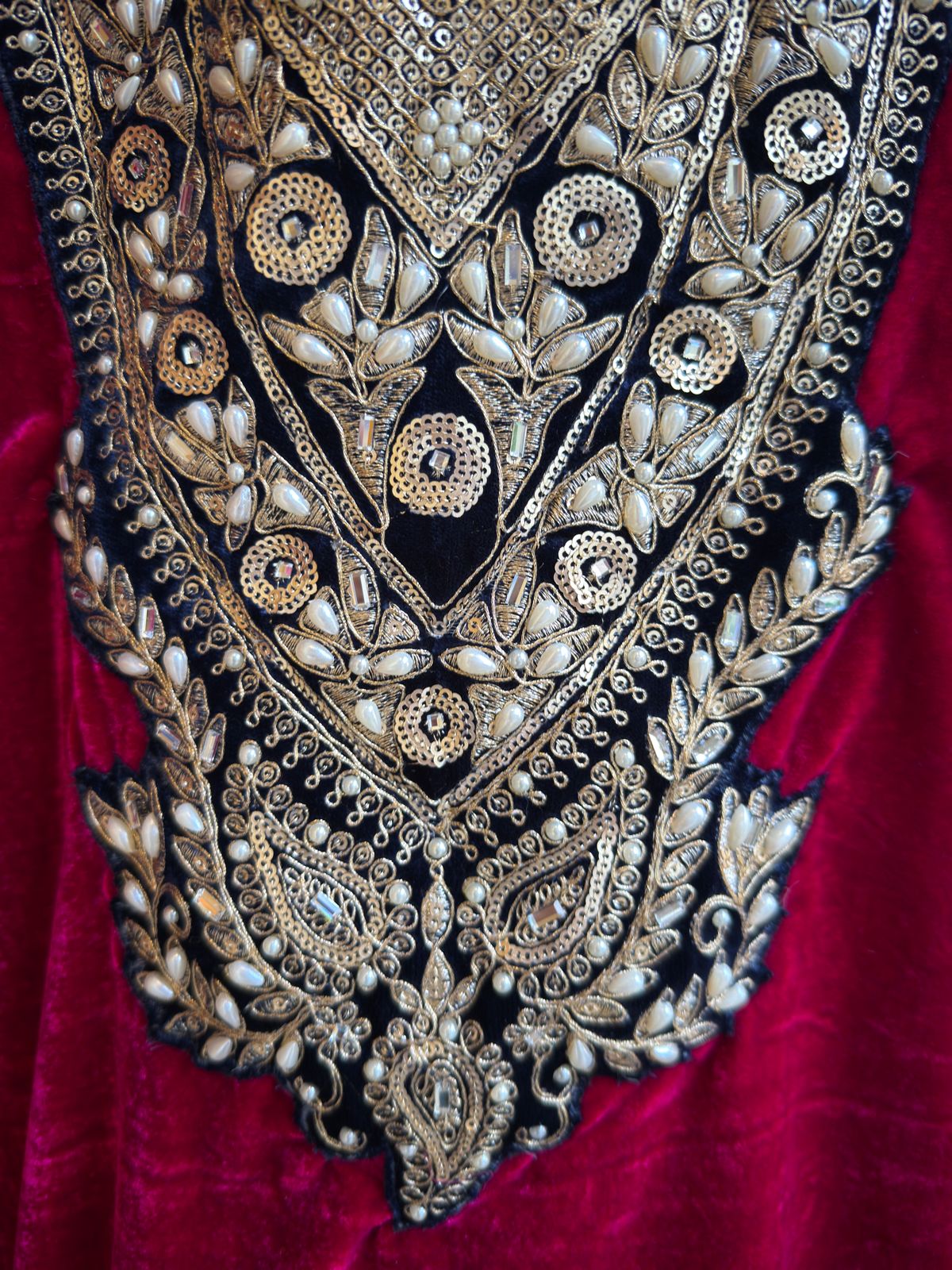 Regal Velvet Long Dress