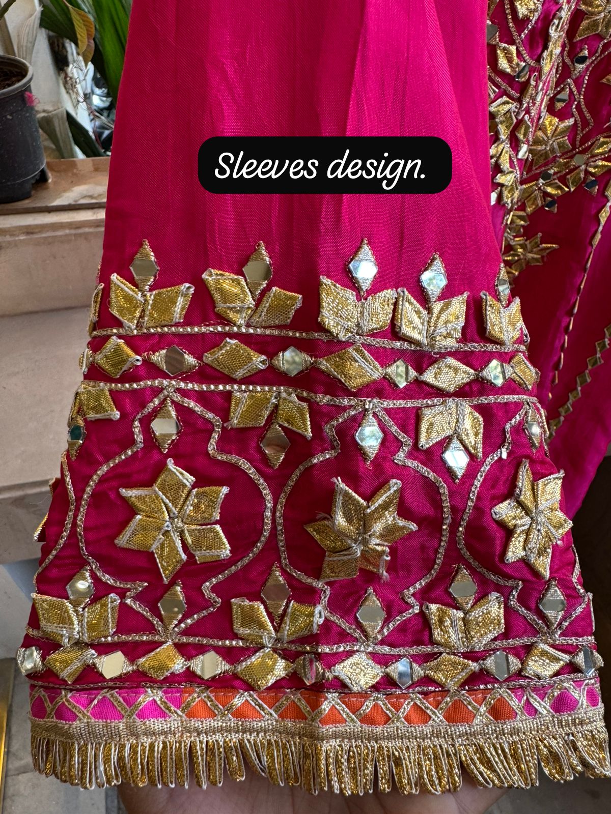 Silk anarkali set