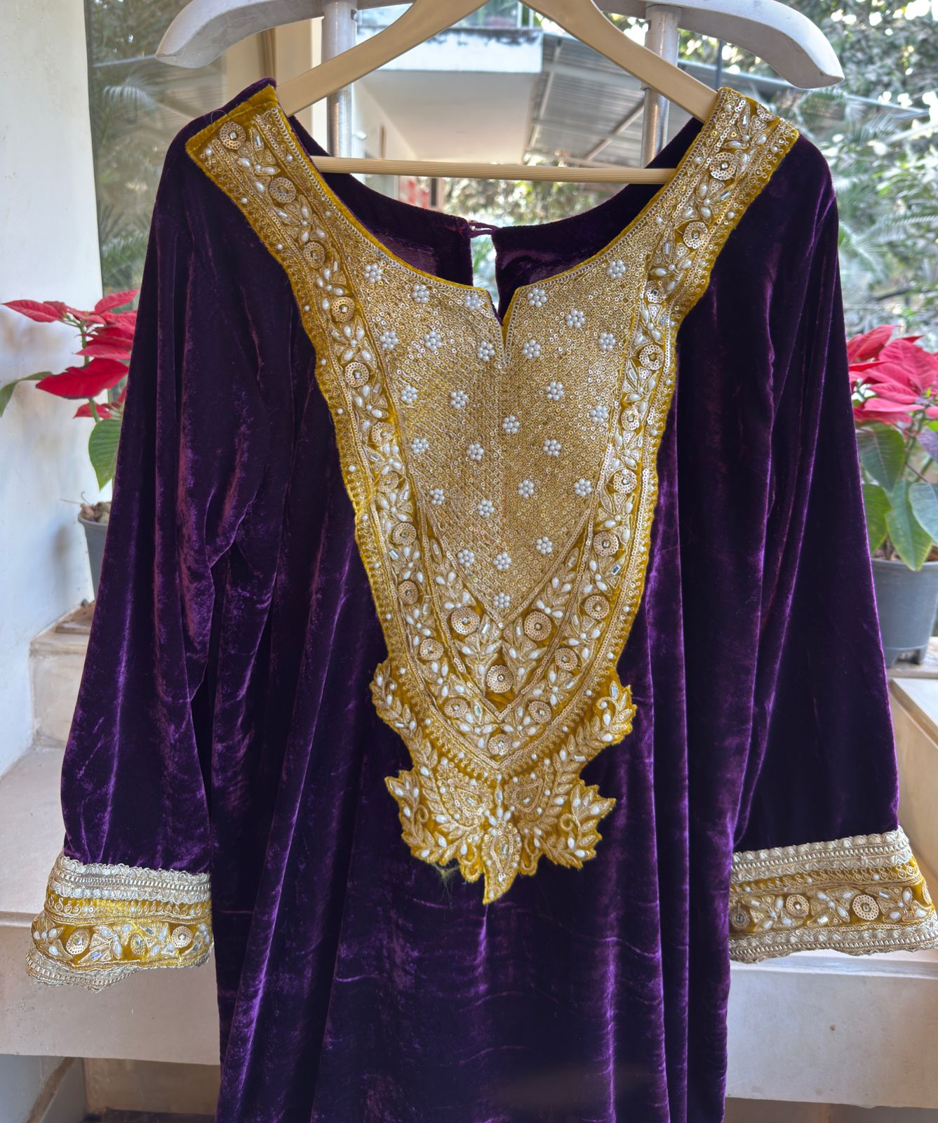 Regal Velvet Long Dress