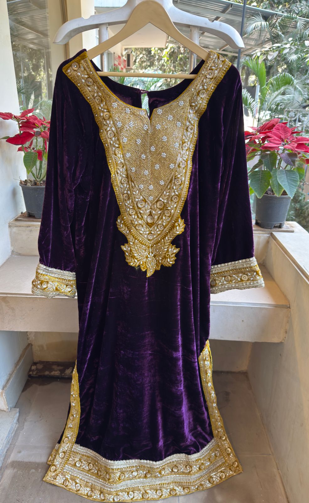 Regal Velvet Long Dress