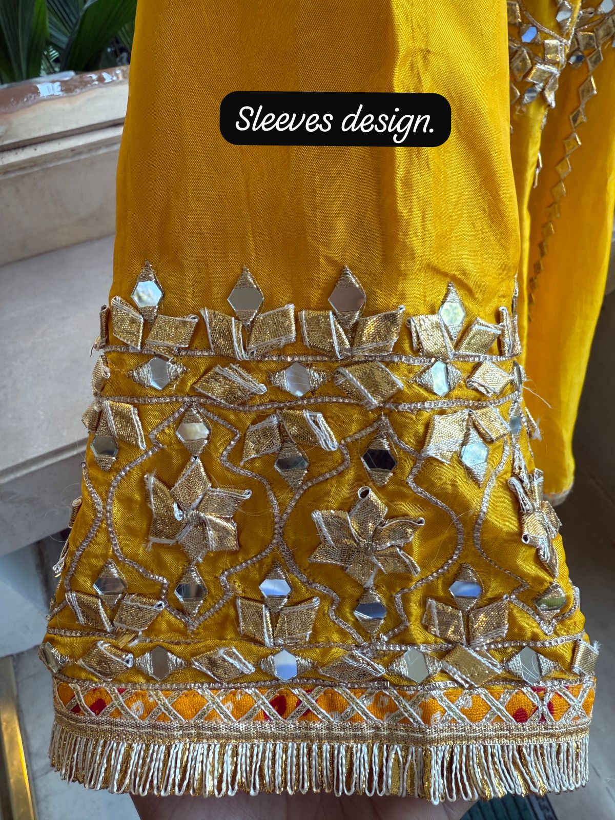 Silk anarkali set