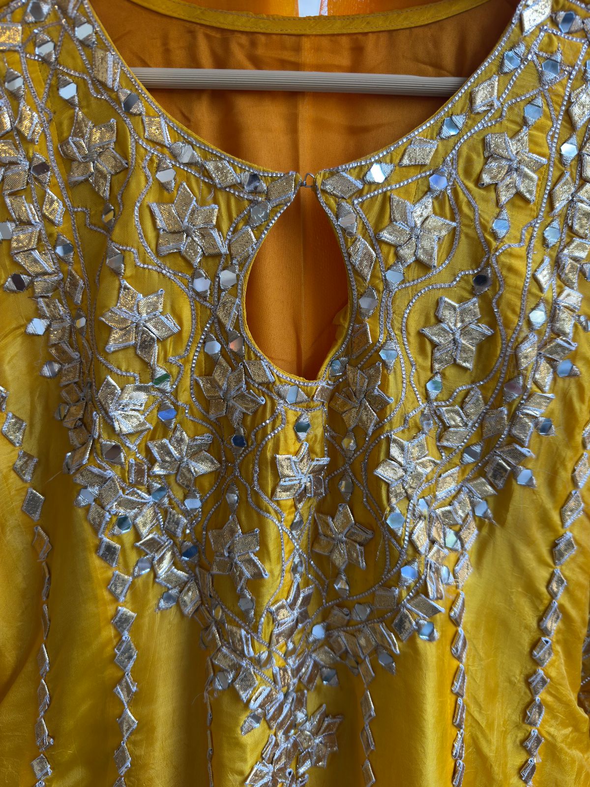Silk anarkali set