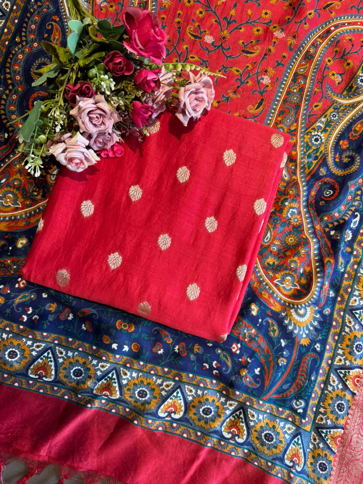 Maheshwari Silk Suit