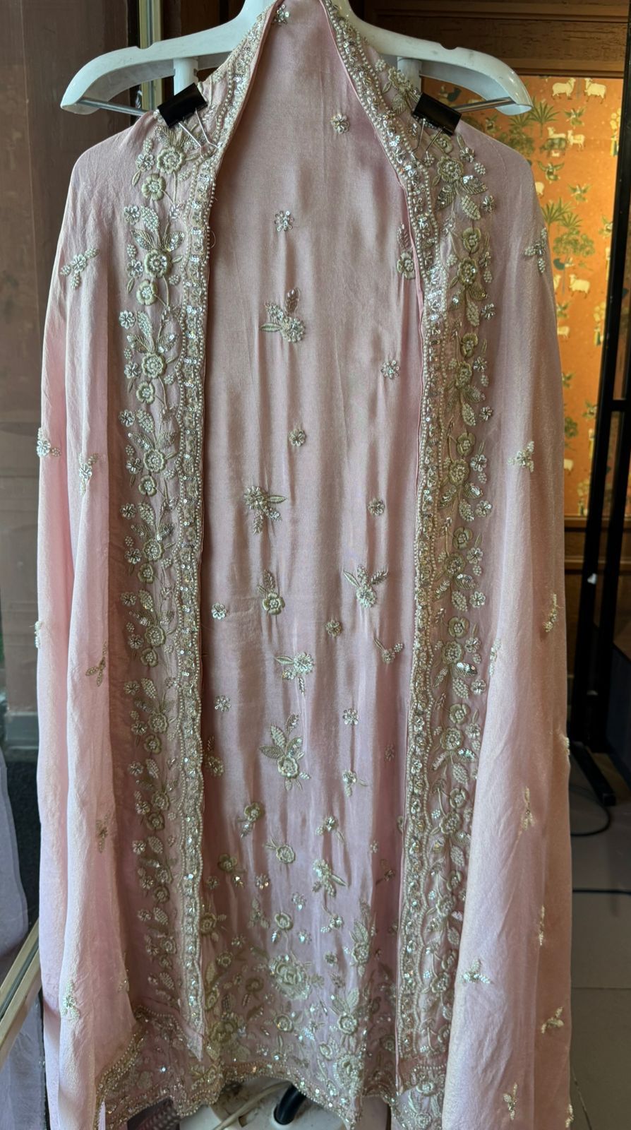 Pure shimmer tissue shirt