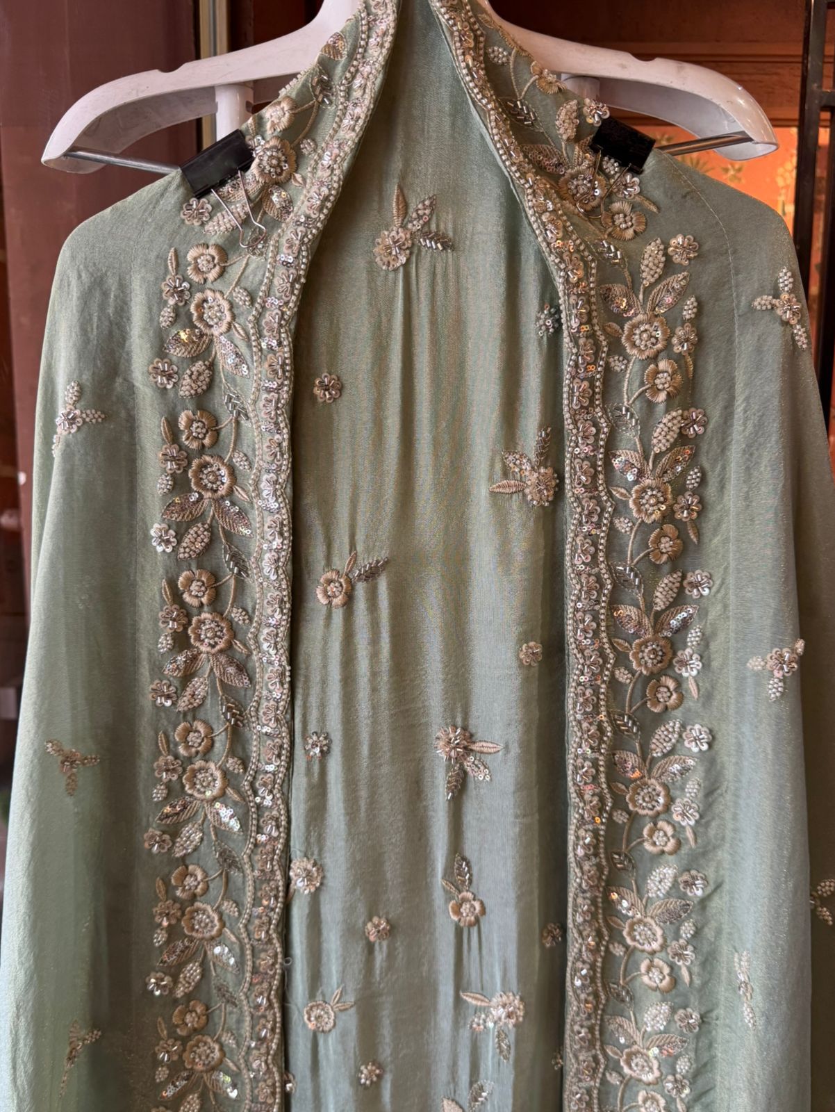 Pure shimmer tissue shirt