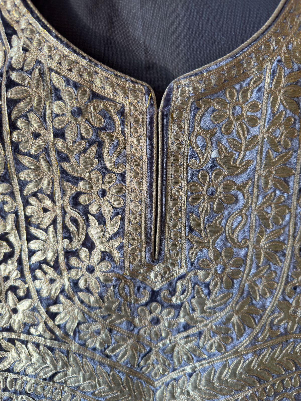 VELVET LONG DRESSES WITH SIDE SLITS