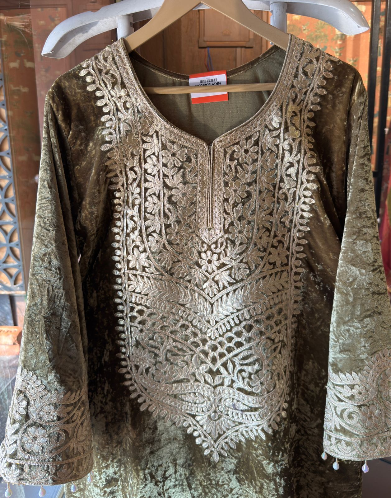 VELVET LONG DRESSES WITH SIDE SLITS