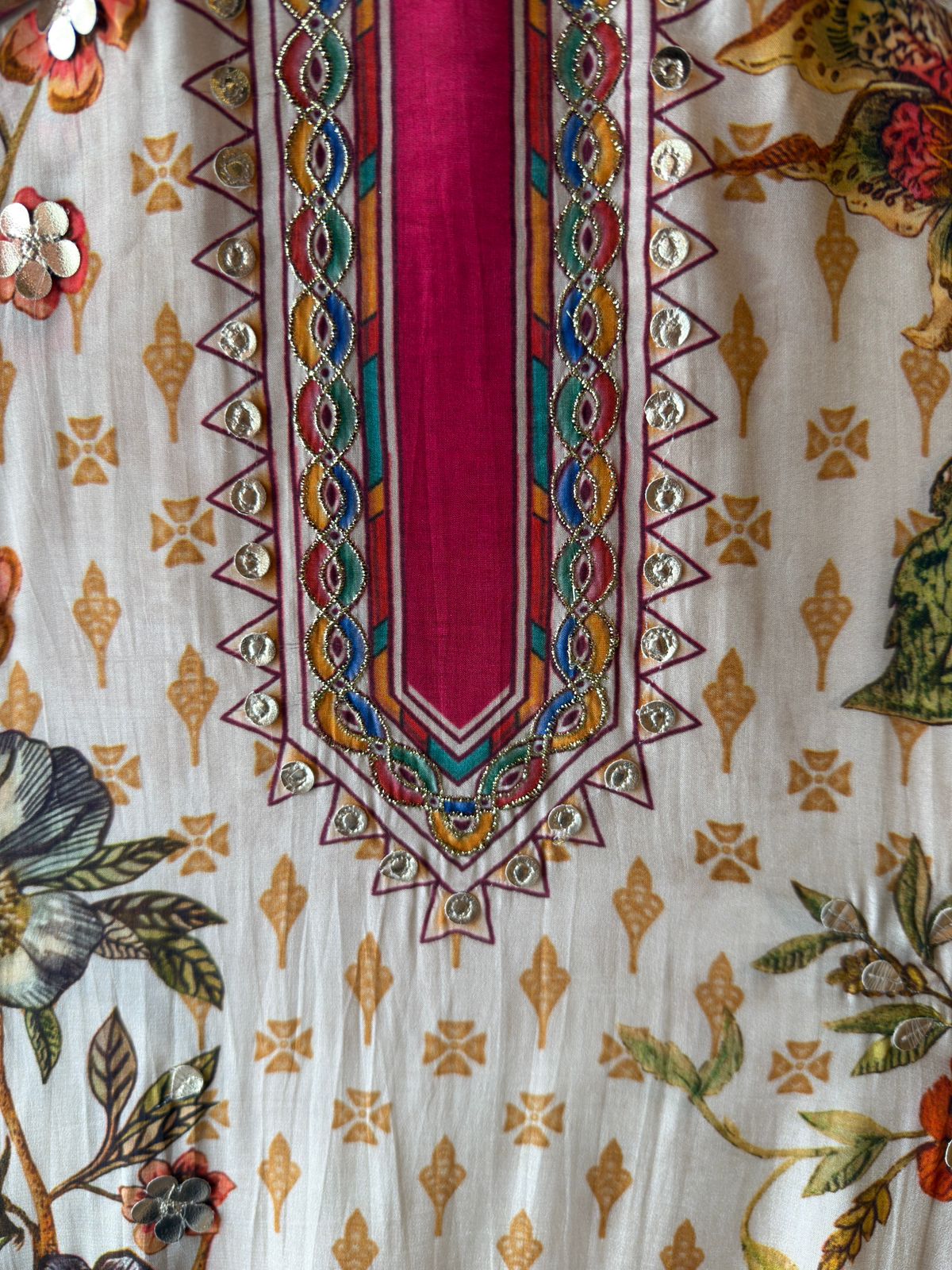 Pure Crepe Digital printed Unstitched suit