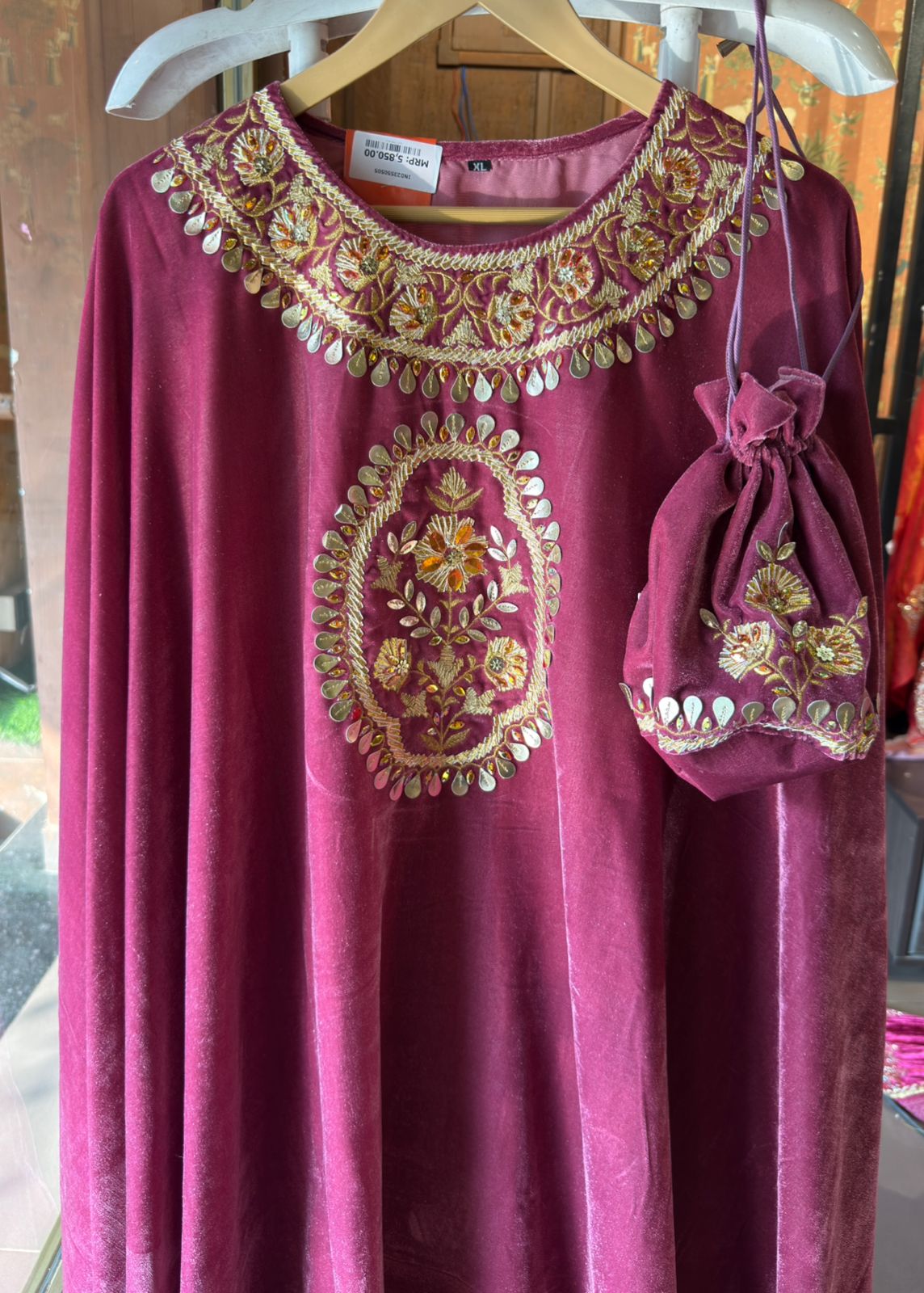 Velvet Poncho’s with a Smooth drape and fall