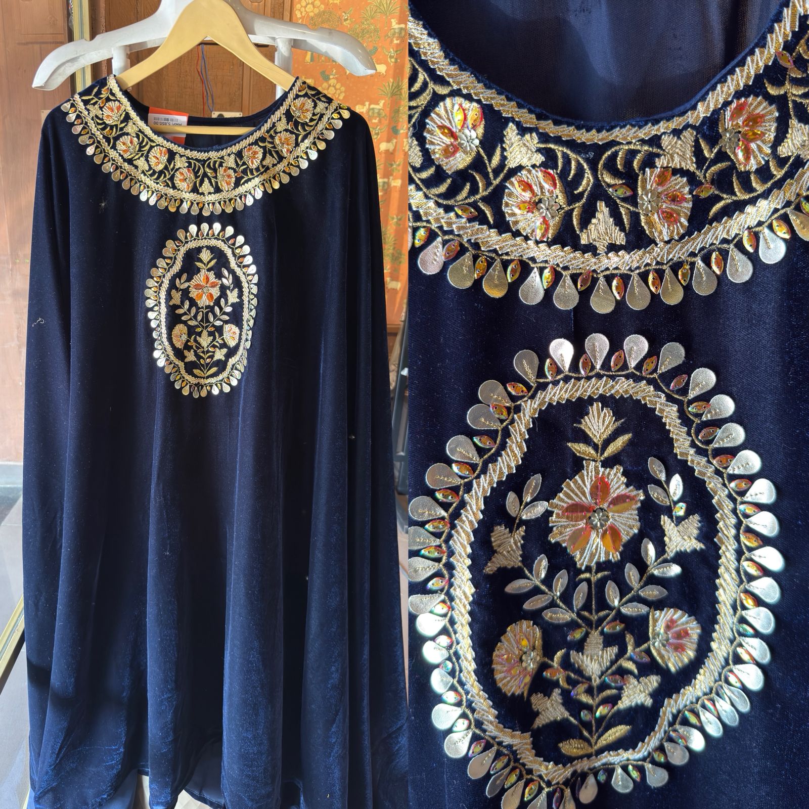 Velvet Poncho’s with a Smooth drape and fall