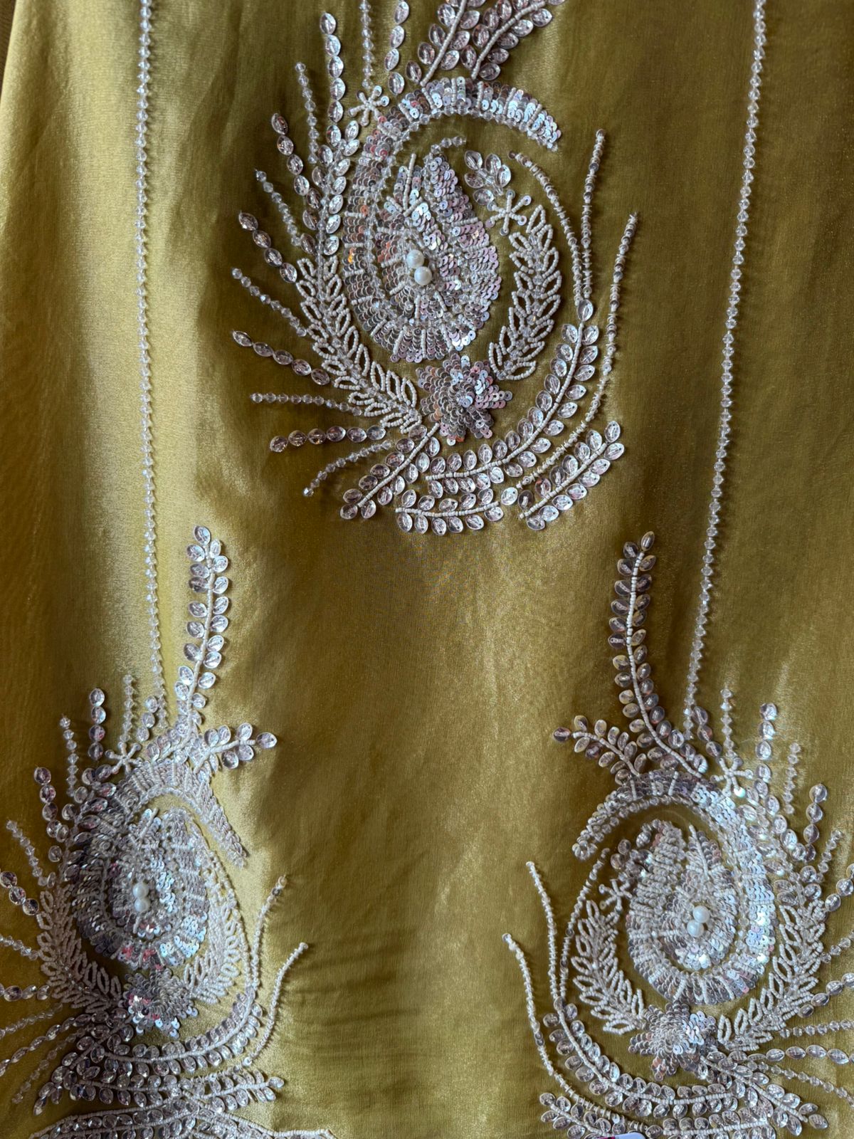 Tissue plain shirt unstitched