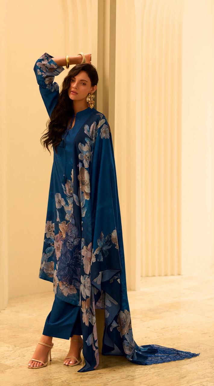 Viscose pashmina printed Shirt