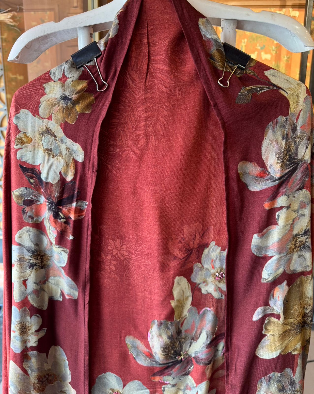 Viscose pashmina printed Shirt