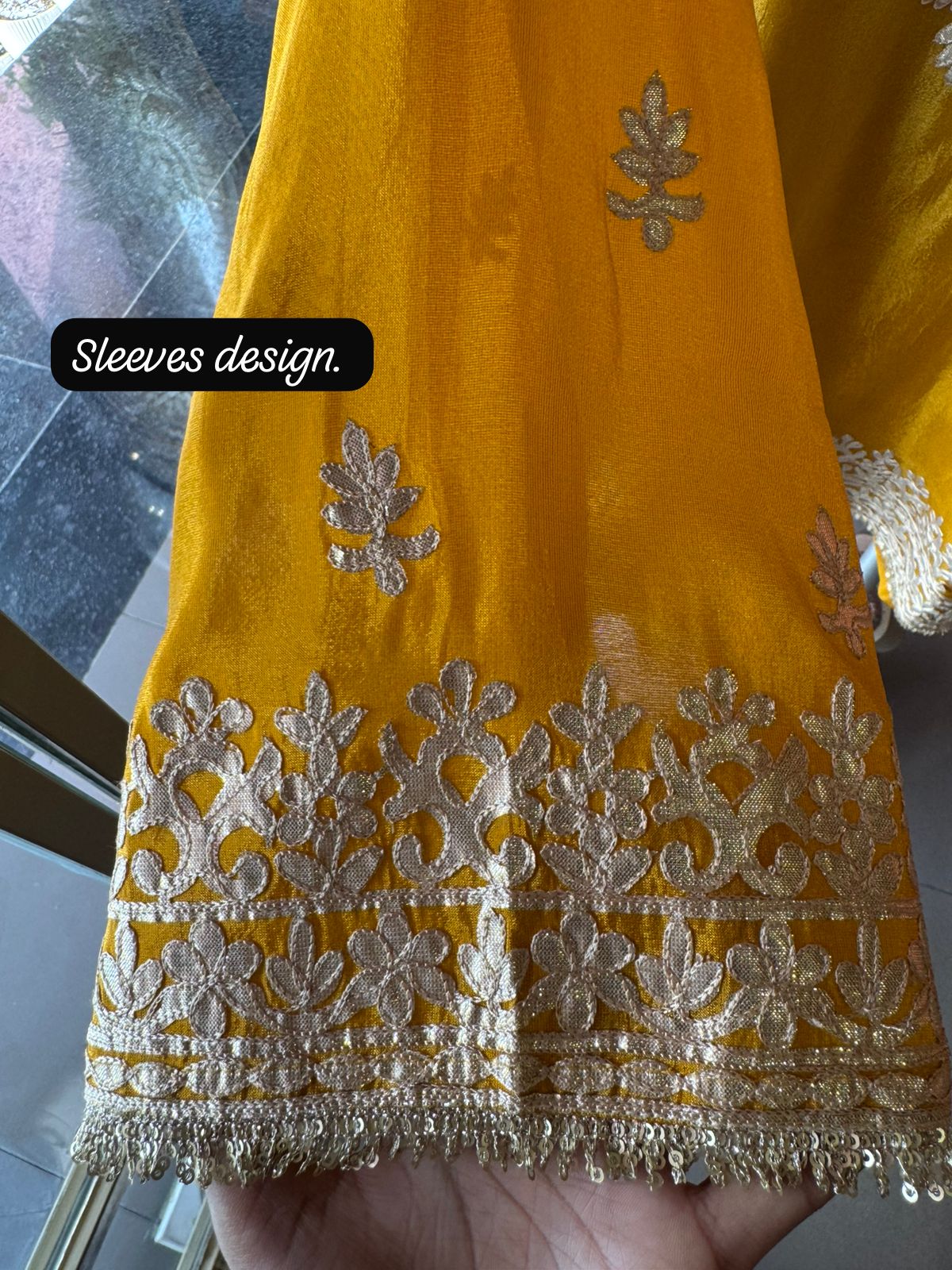 Shimmer tissue Ombré shaded coord set