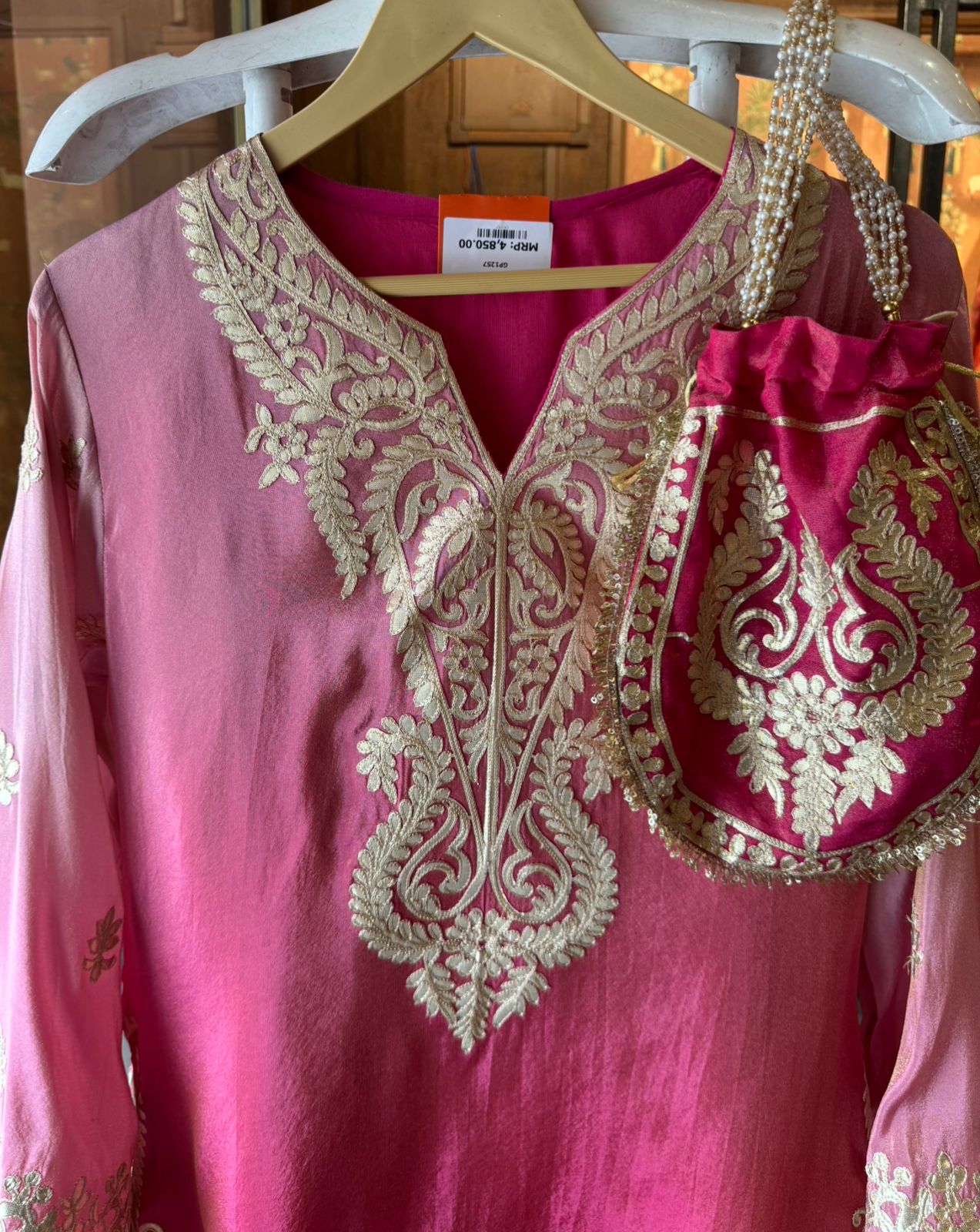 Shimmer tissue Ombré shaded coord set