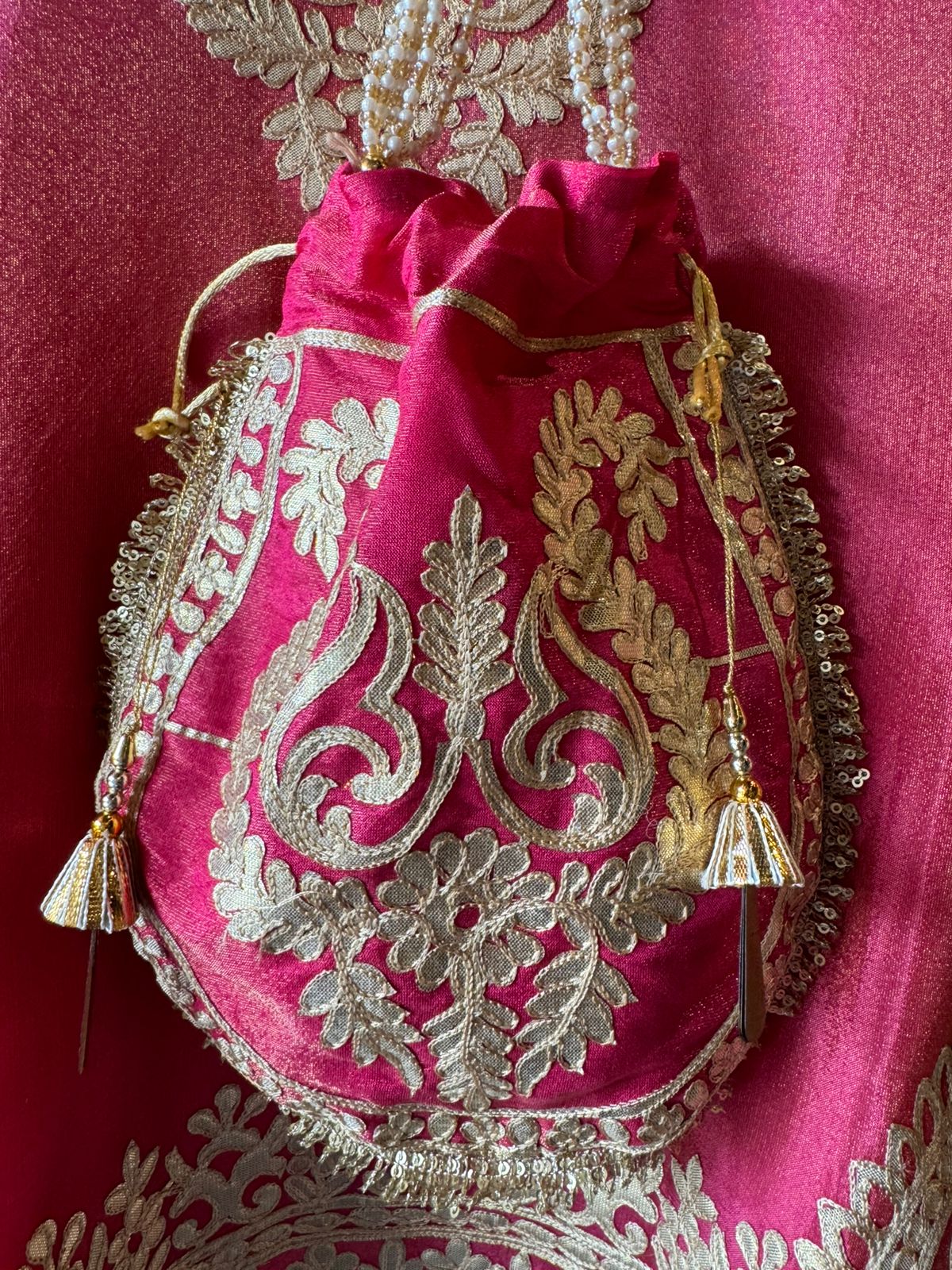 Shimmer tissue Ombré shaded coord set