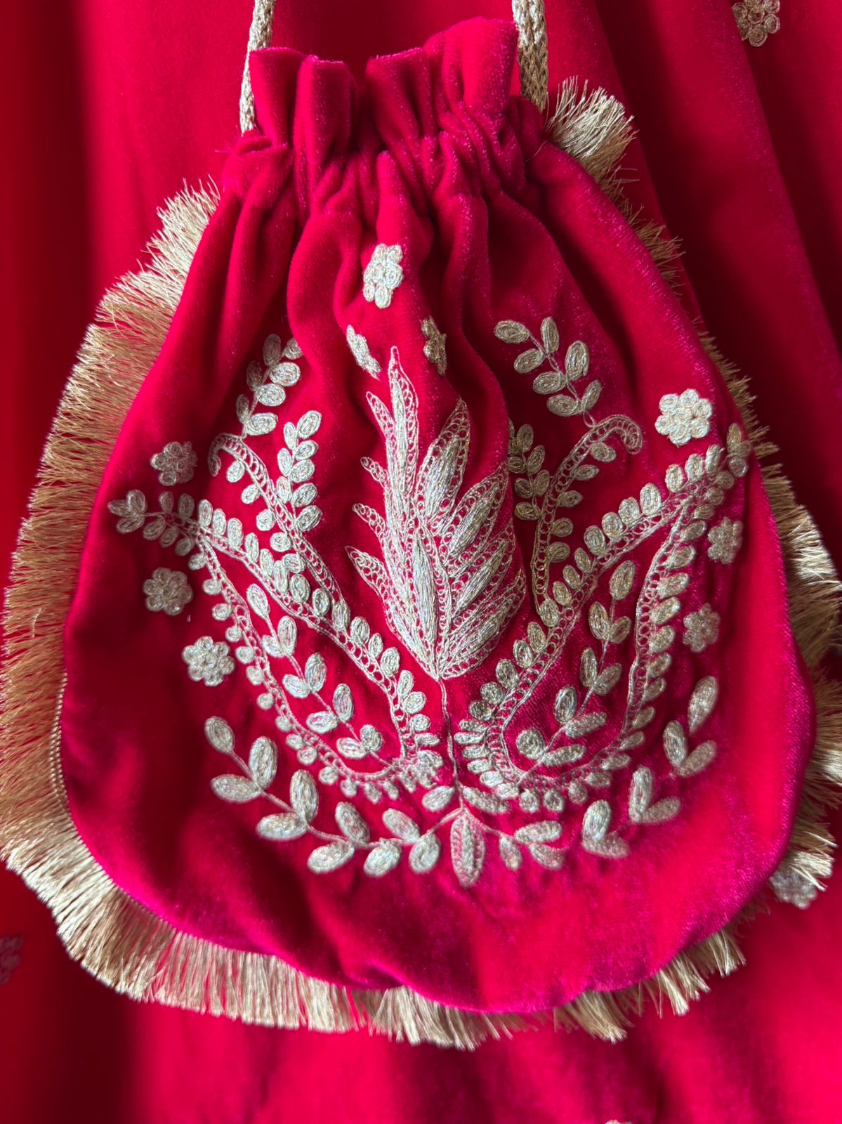 Straight Cut Velvet tunic