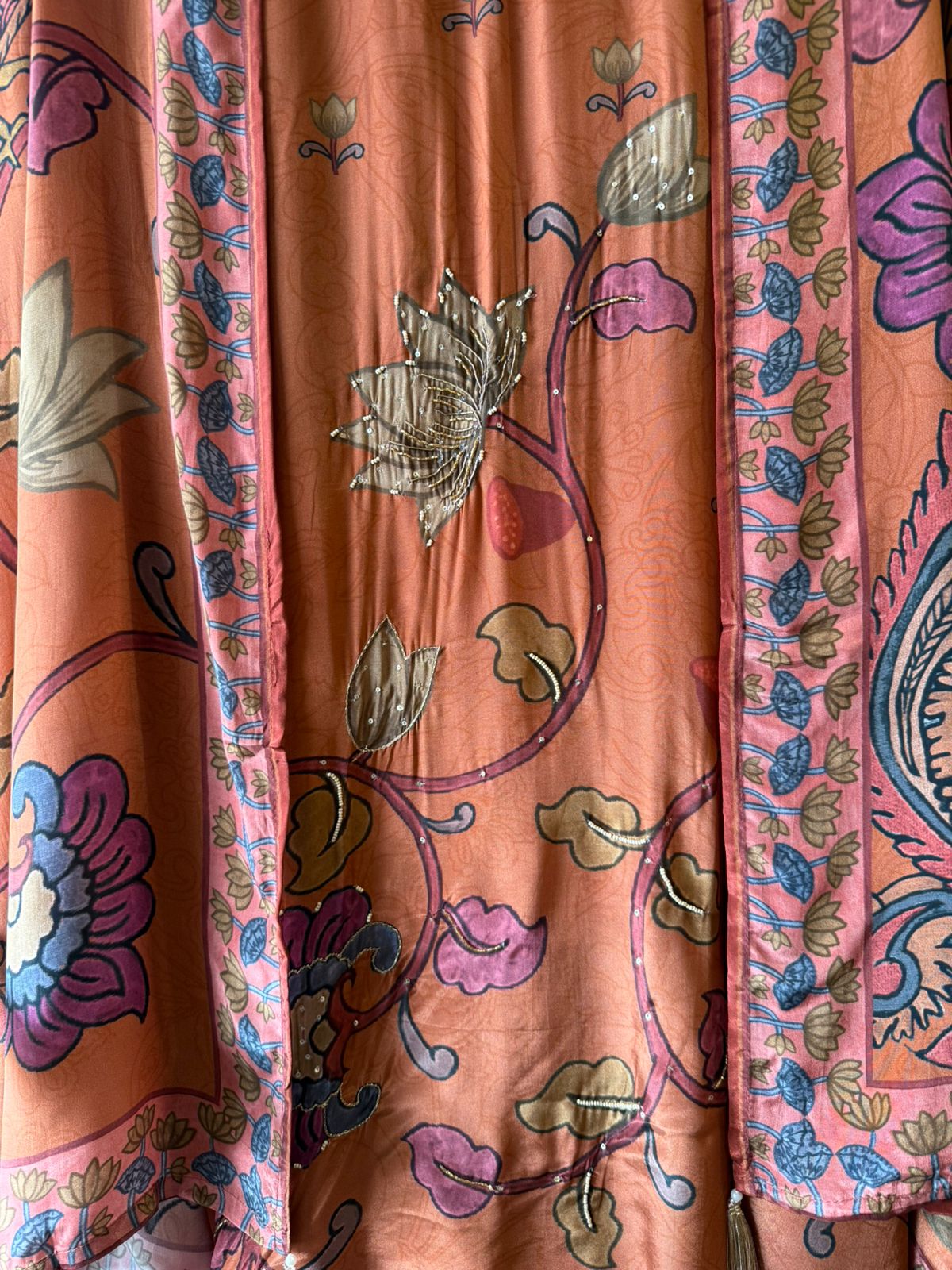 Pure crepe digital printed Unstitched Shirt