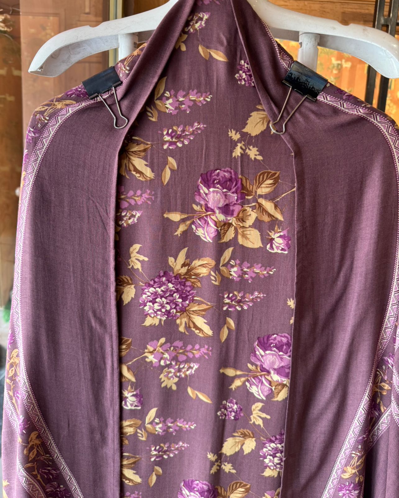 Viscose pashmina printed Shirt