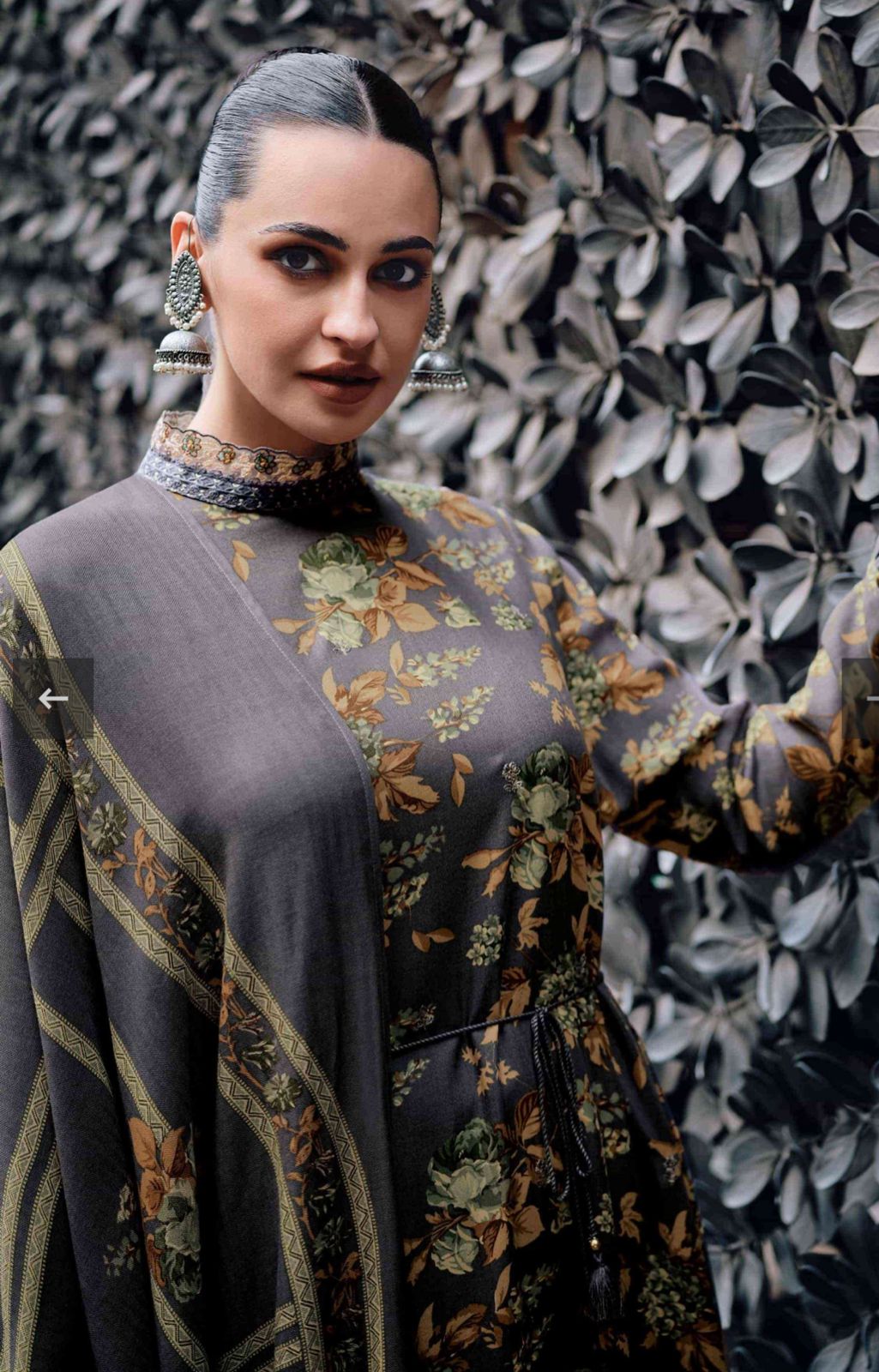 Viscose pashmina printed Shirt