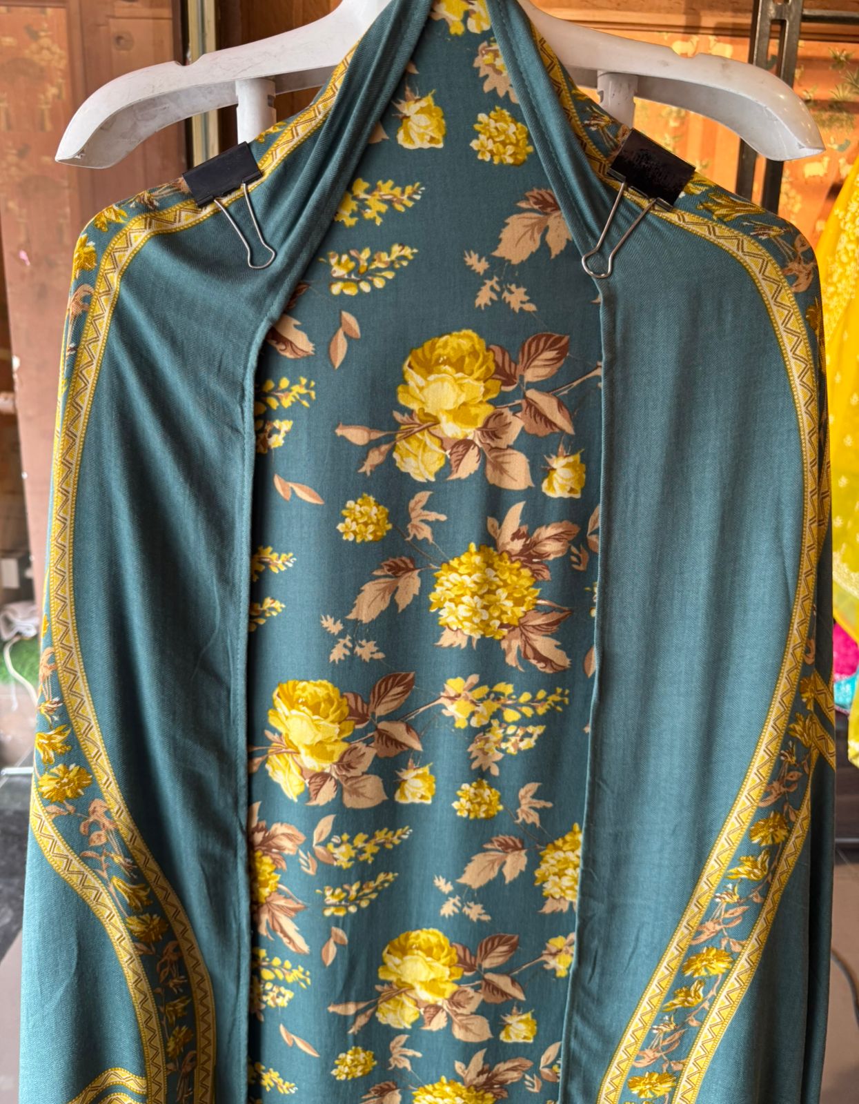 Viscose pashmina printed Shirt