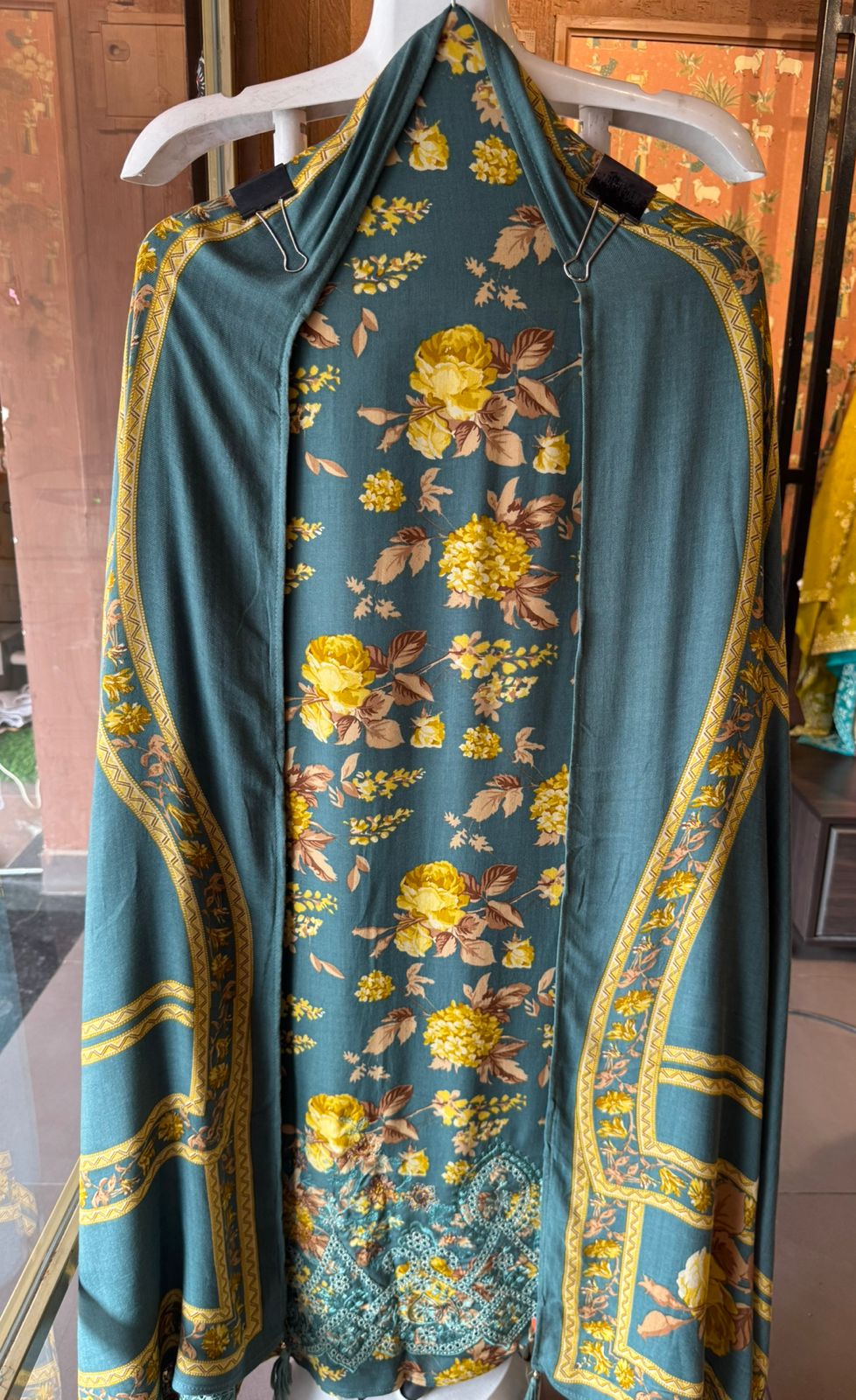 Viscose pashmina printed Shirt