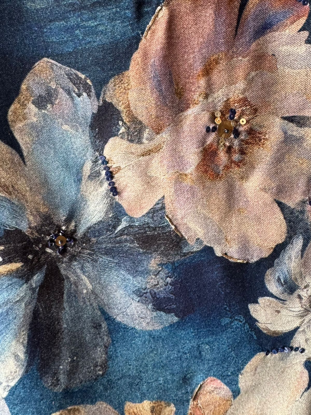 Viscose pashmina printed Shirt