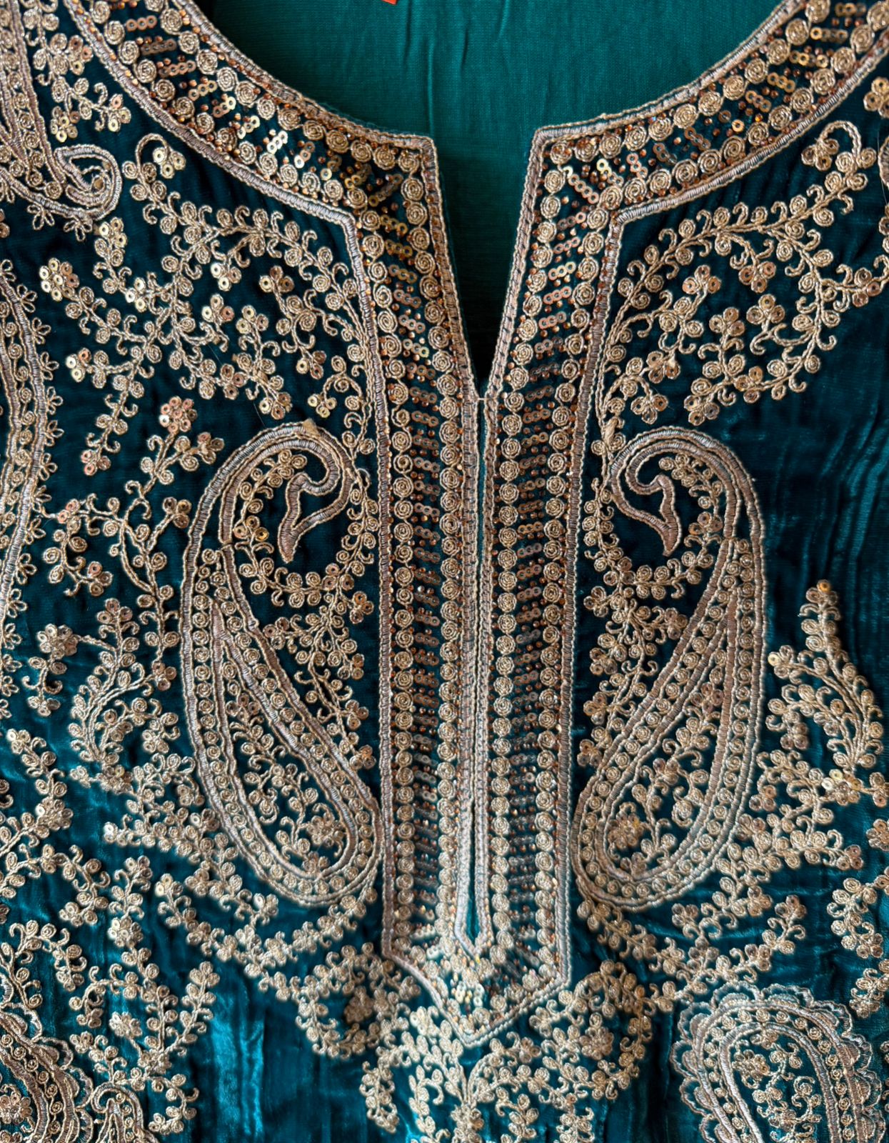 CRUSHED VELVET COORD SET