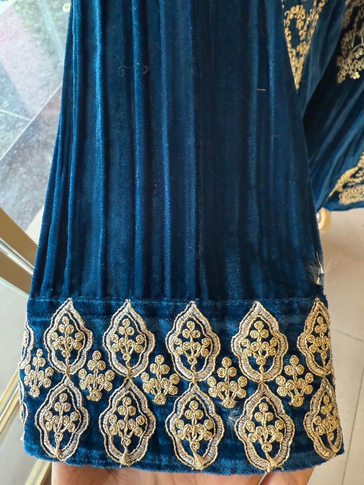 CRUSHED VELVET COORD SET