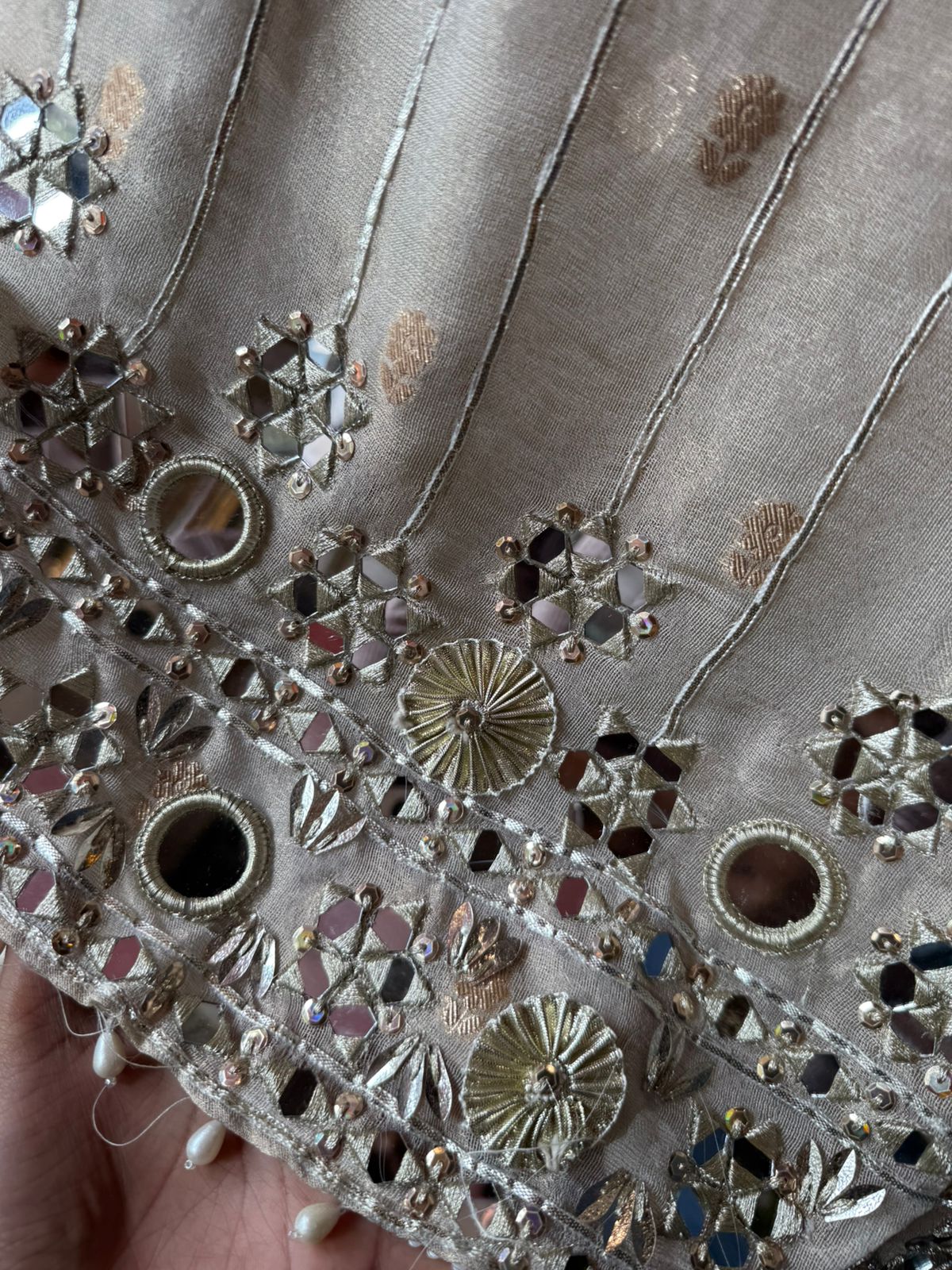 Cream/Ivory base kurta