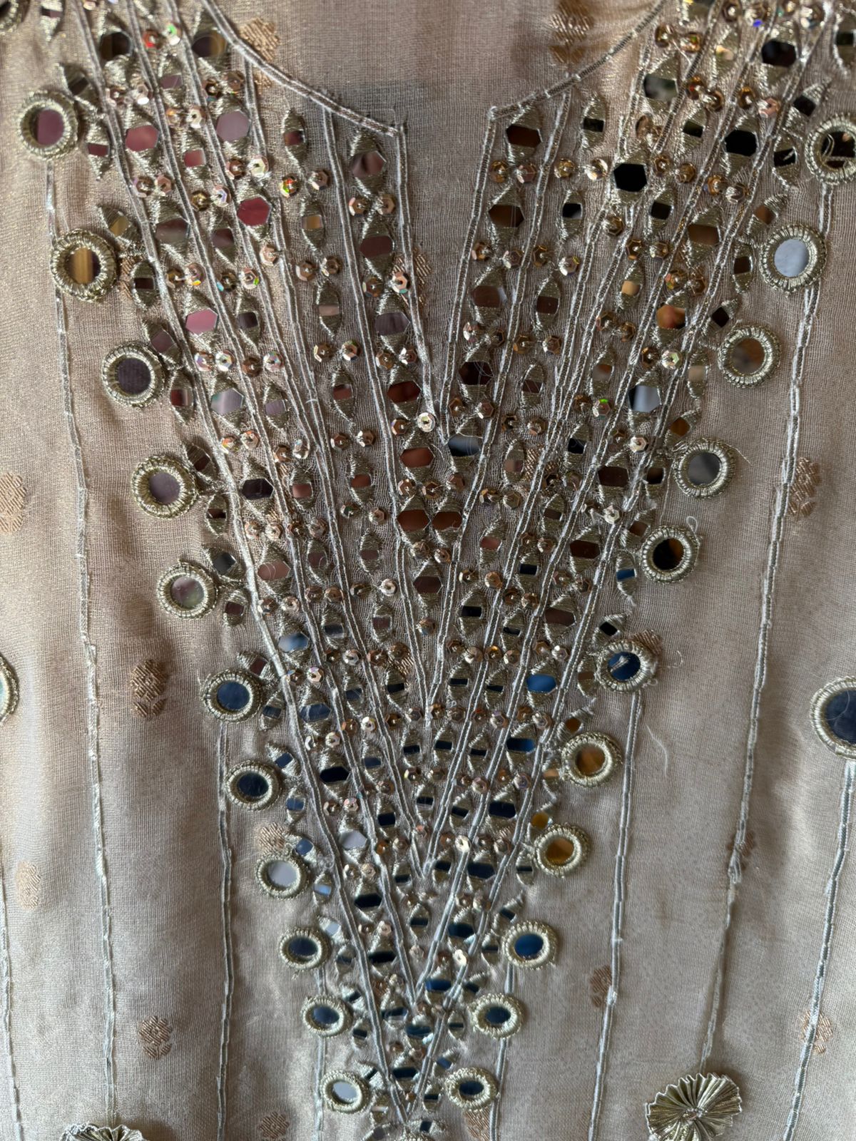 Cream/Ivory base kurta