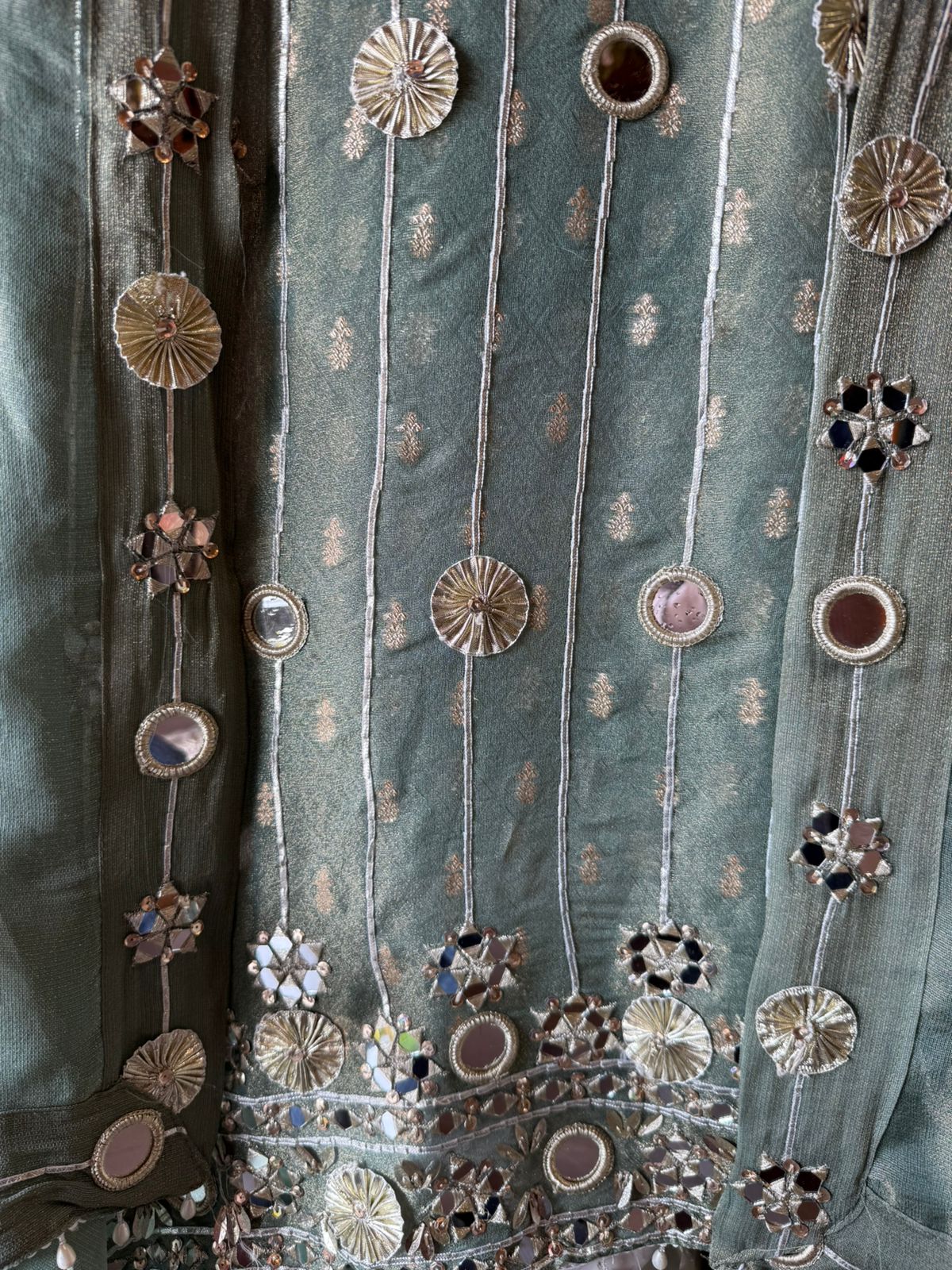 Pastel green kurta