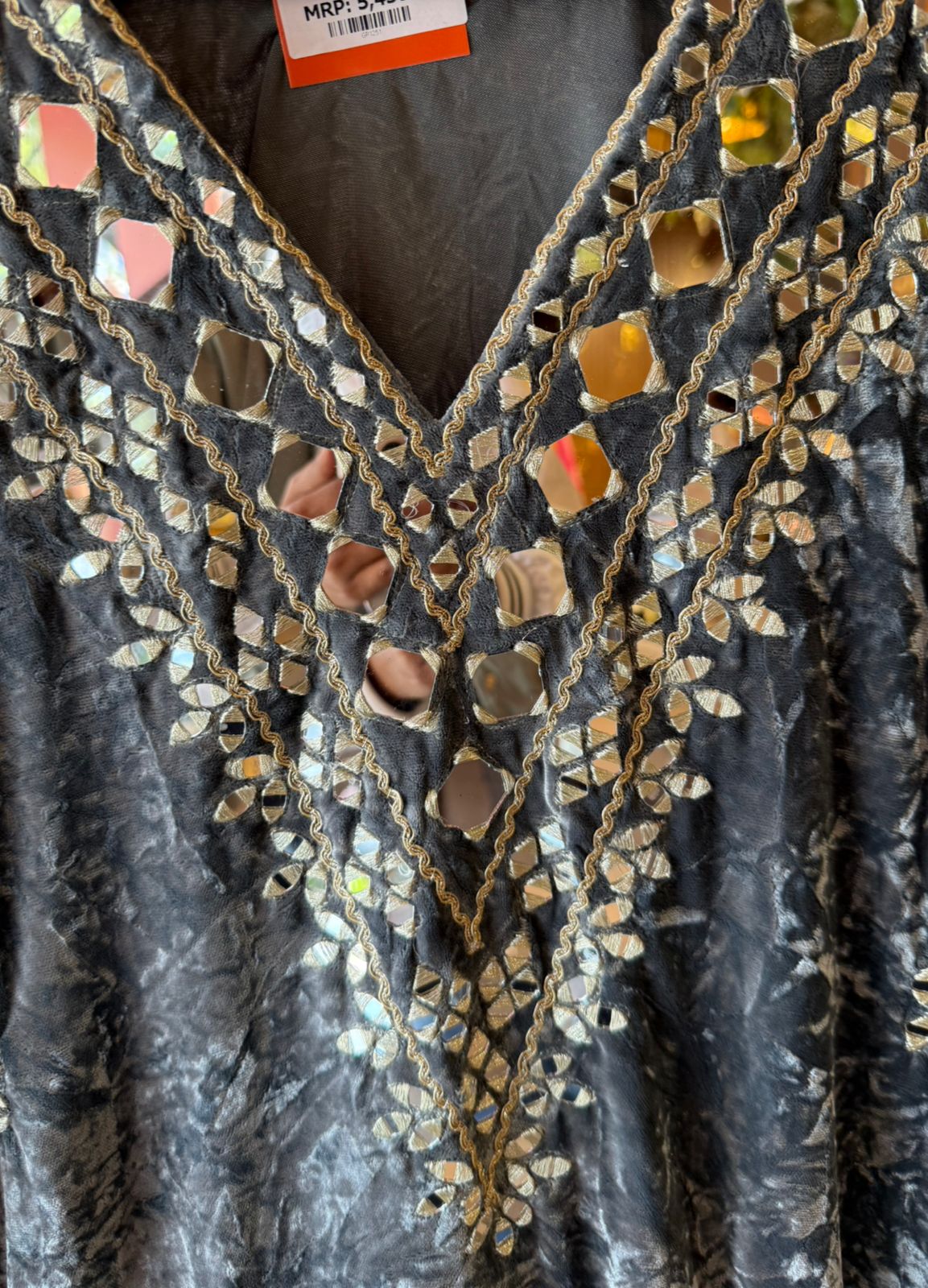 Velvet long Kurta set