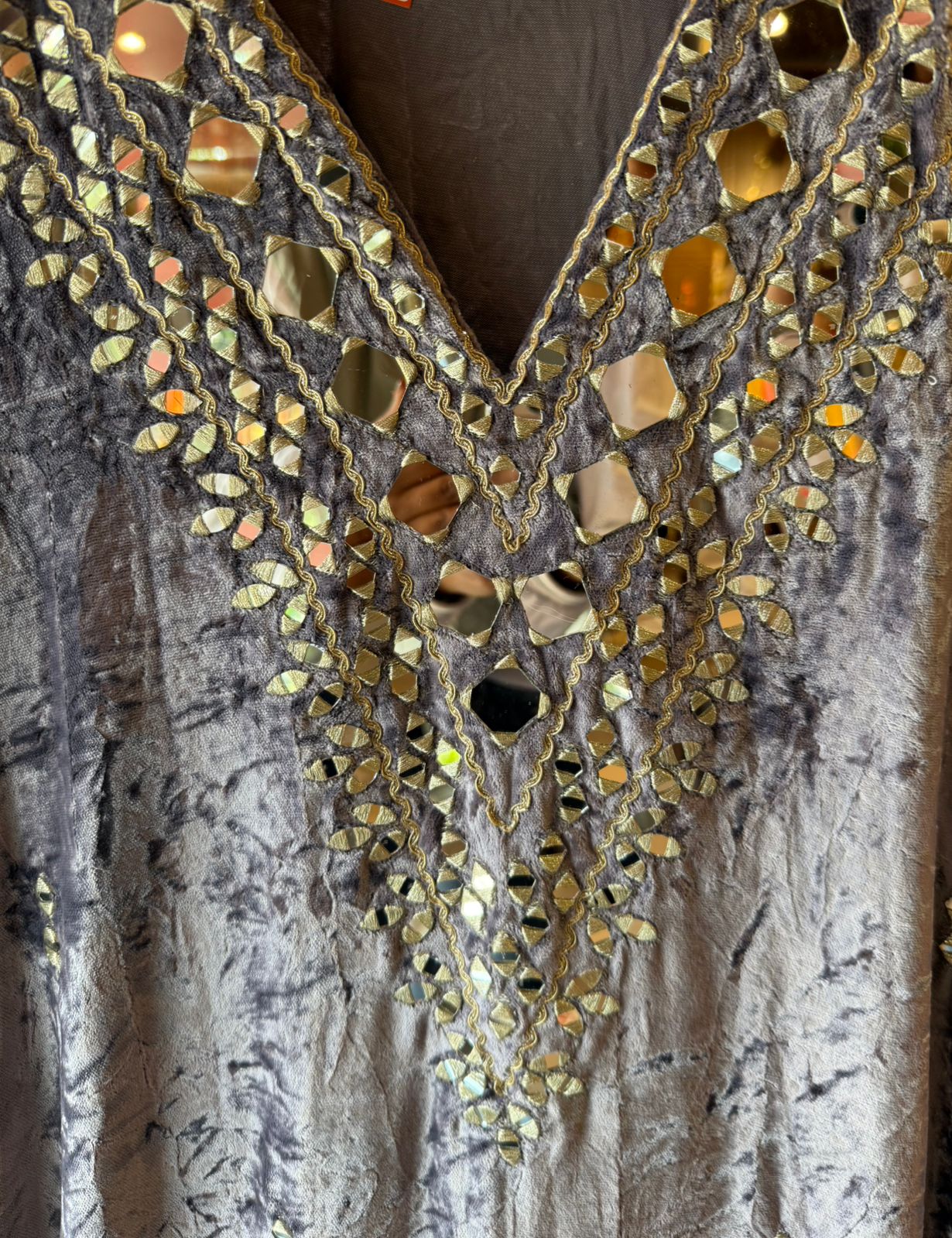 Velvet long Kurta set