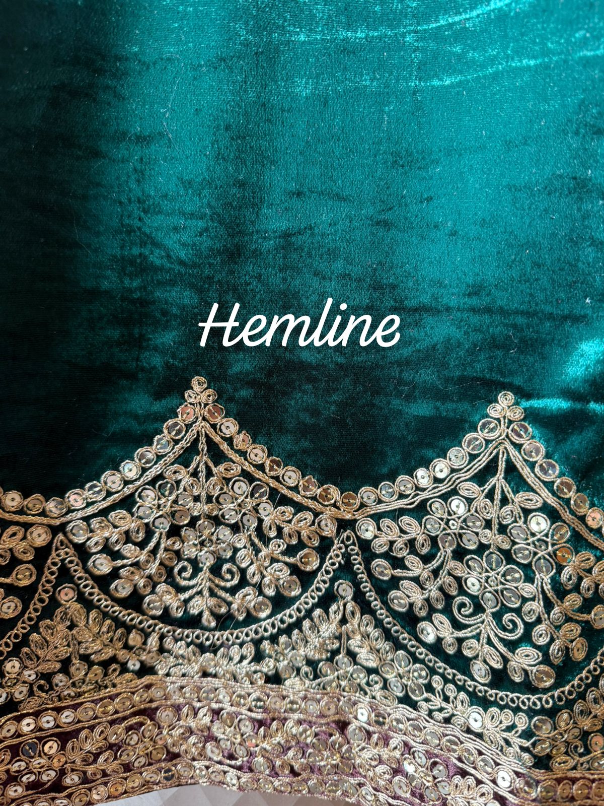 Plain silk velvet Unstitched suit